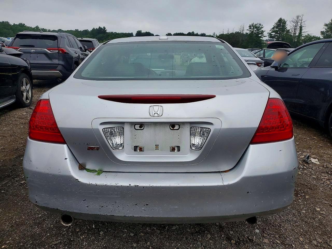 2007 Honda Accord Ex Silver vin: 1HGCM65857A000360