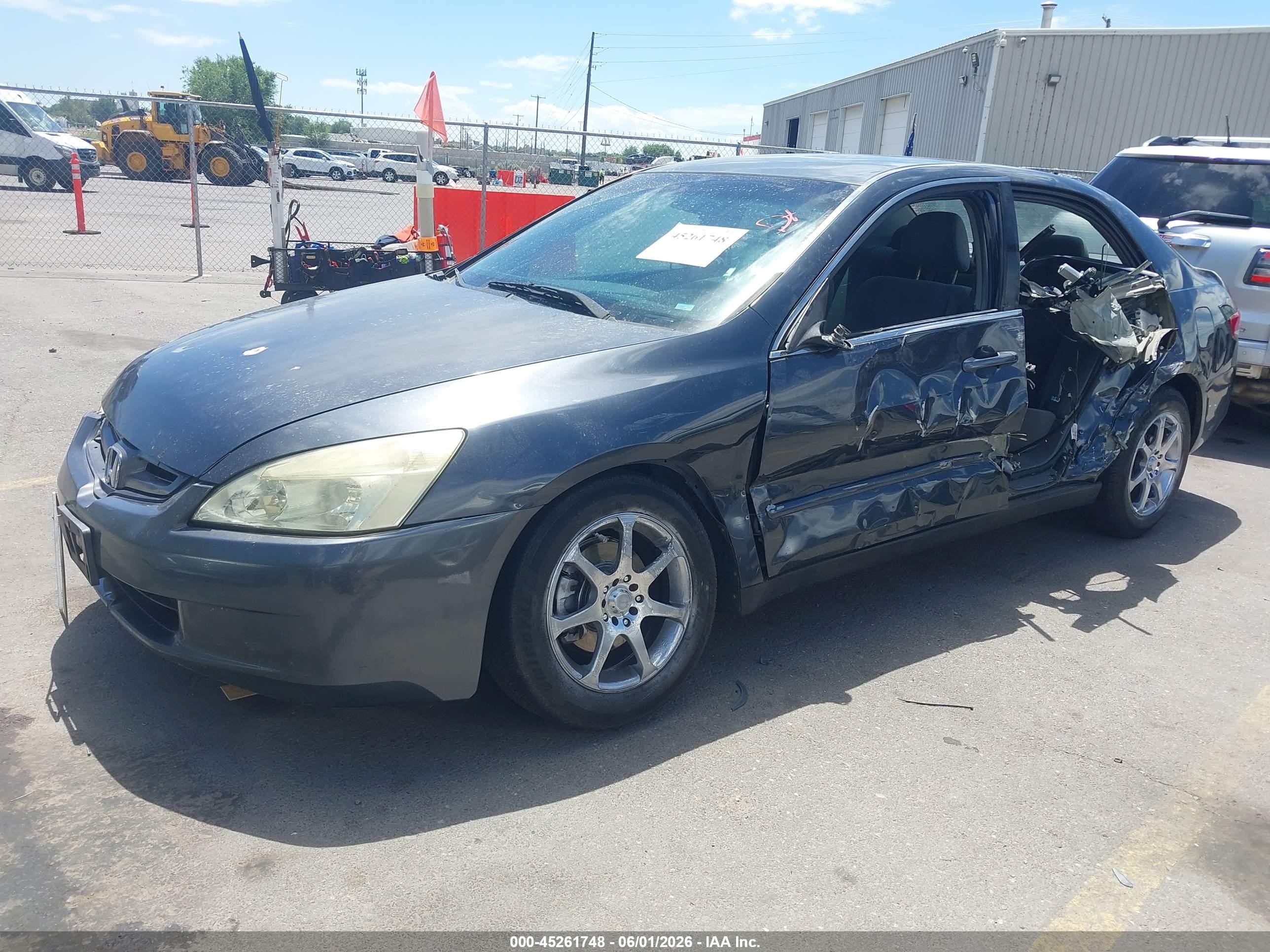 2003 Honda Accord 3.0 Lx Black vin: 1HGCM66313A103837