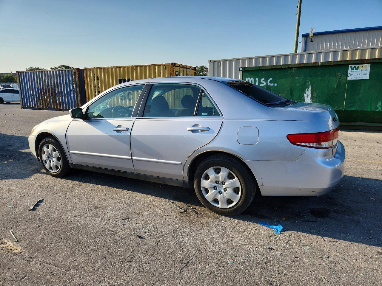 2004 Honda Accord Lx Silver vin: 1HGCM66314A026579