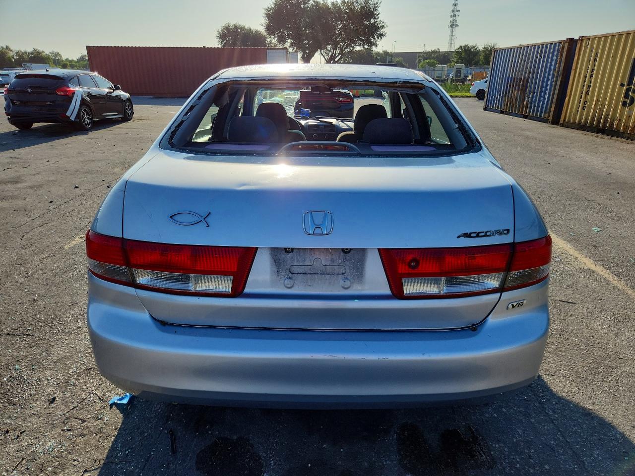 2004 Honda Accord Lx Silver vin: 1HGCM66314A026579
