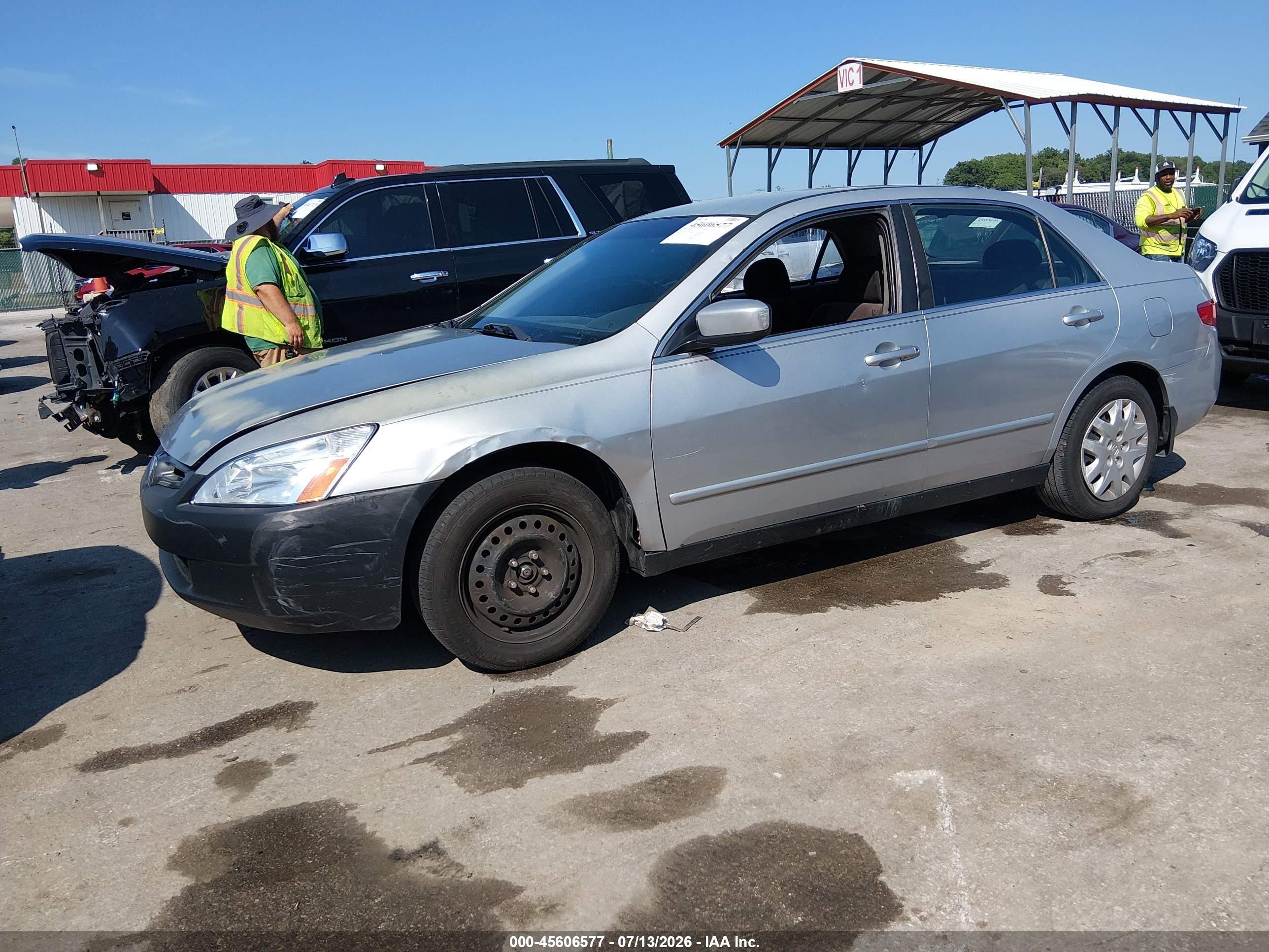 2005 Honda Accord 3.0 Lx Silver vin: 1HGCM66315A070146