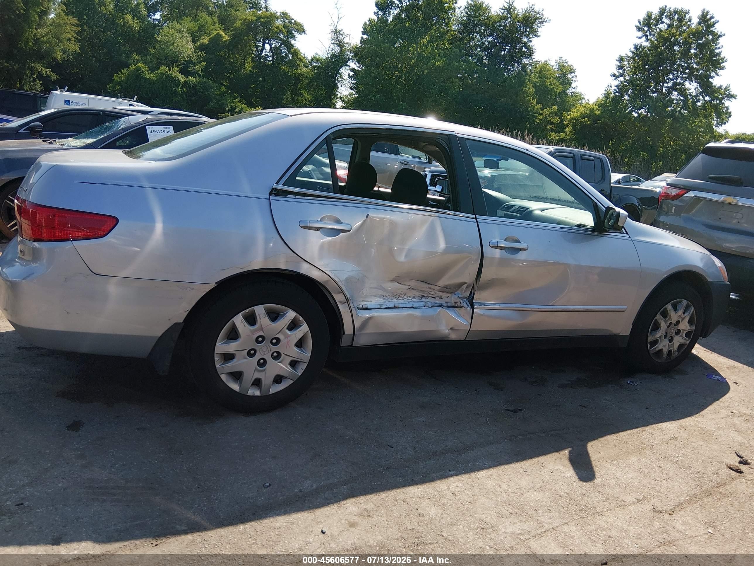 2005 Honda Accord 3.0 Lx Silver vin: 1HGCM66315A070146