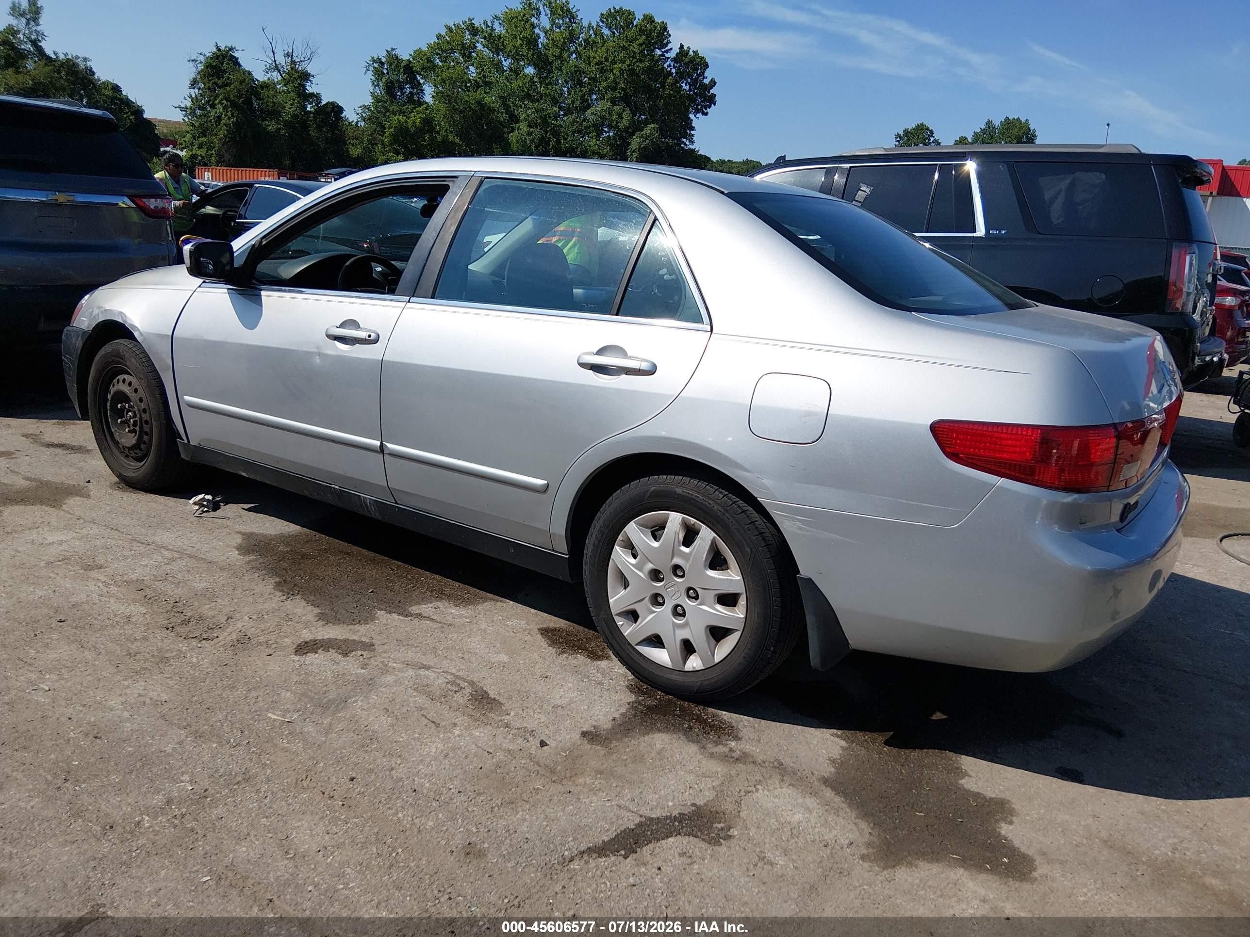 2005 Honda Accord 3.0 Lx Silver vin: 1HGCM66315A070146