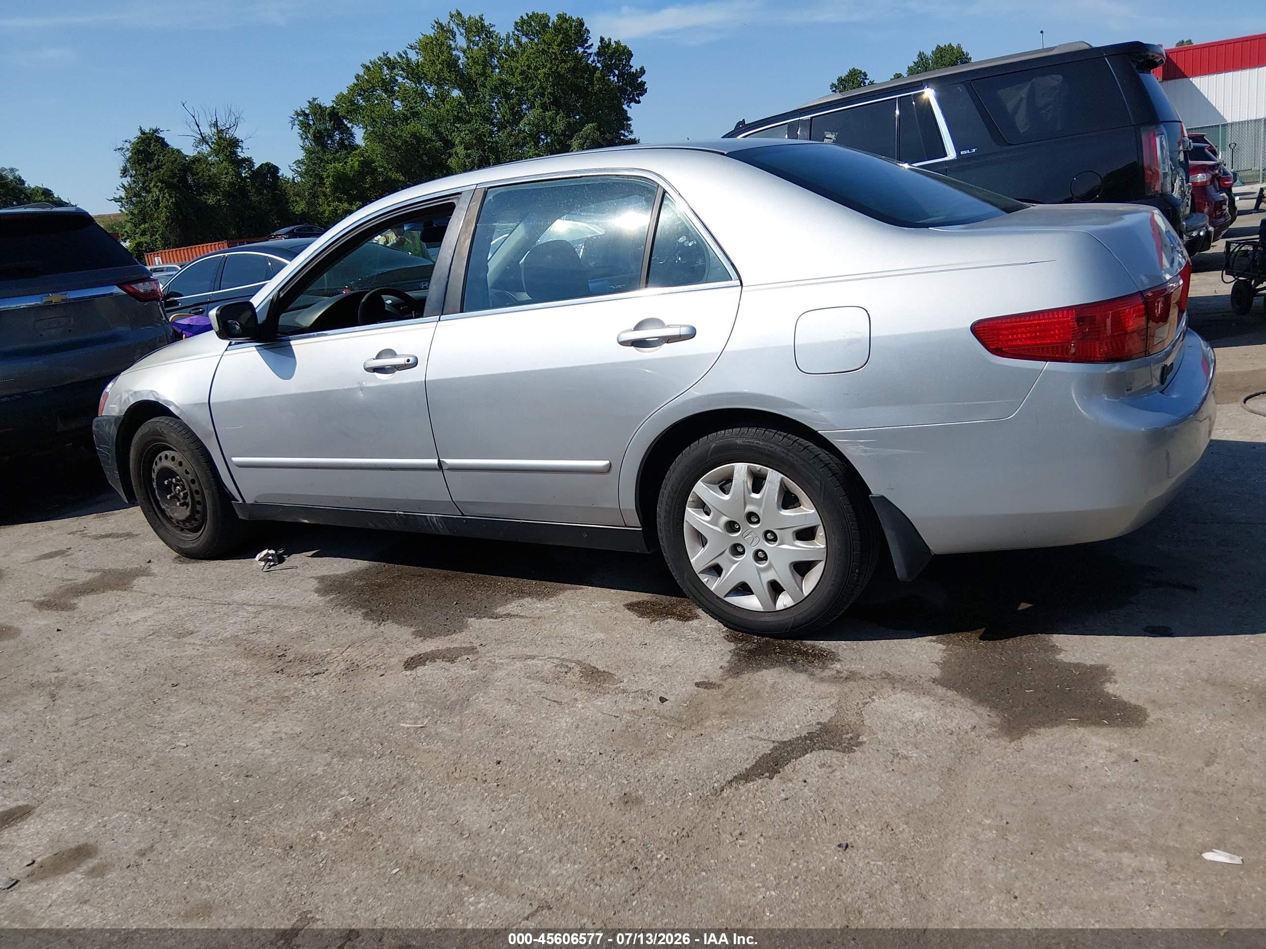 2005 Honda Accord 3.0 Lx Silver vin: 1HGCM66315A070146