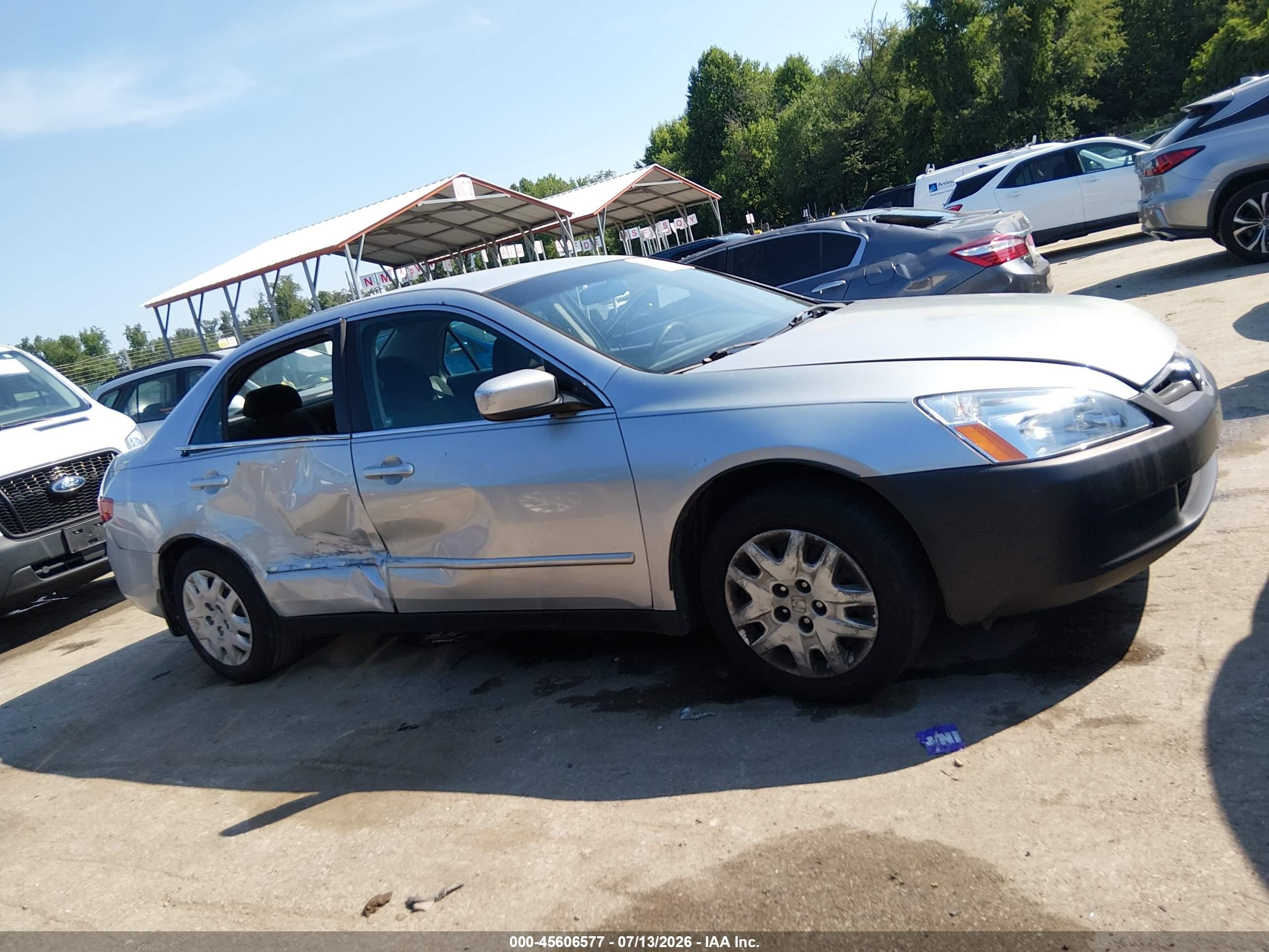 2005 Honda Accord 3.0 Lx Silver vin: 1HGCM66315A070146