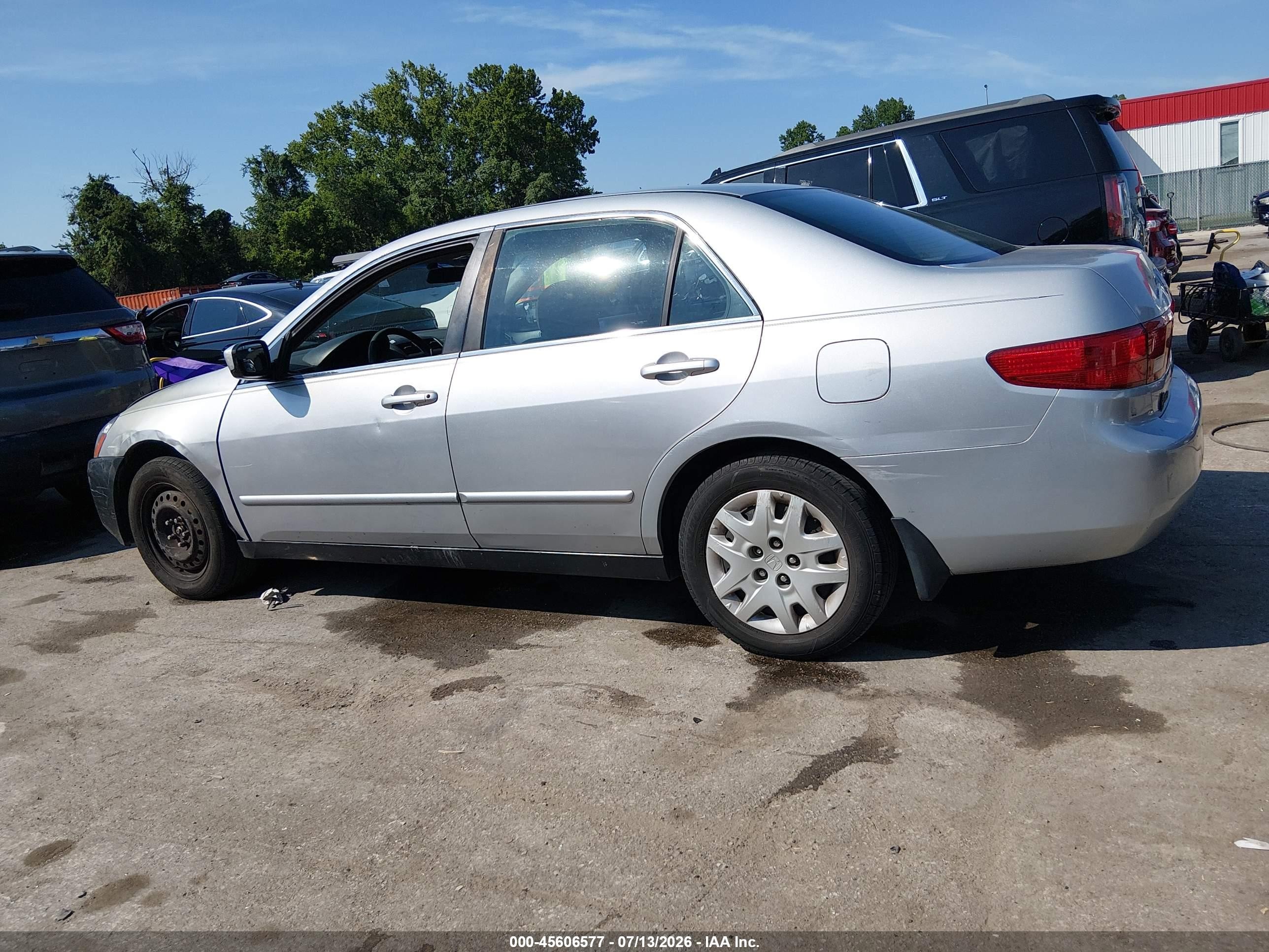 2005 Honda Accord 3.0 Lx Silver vin: 1HGCM66315A070146
