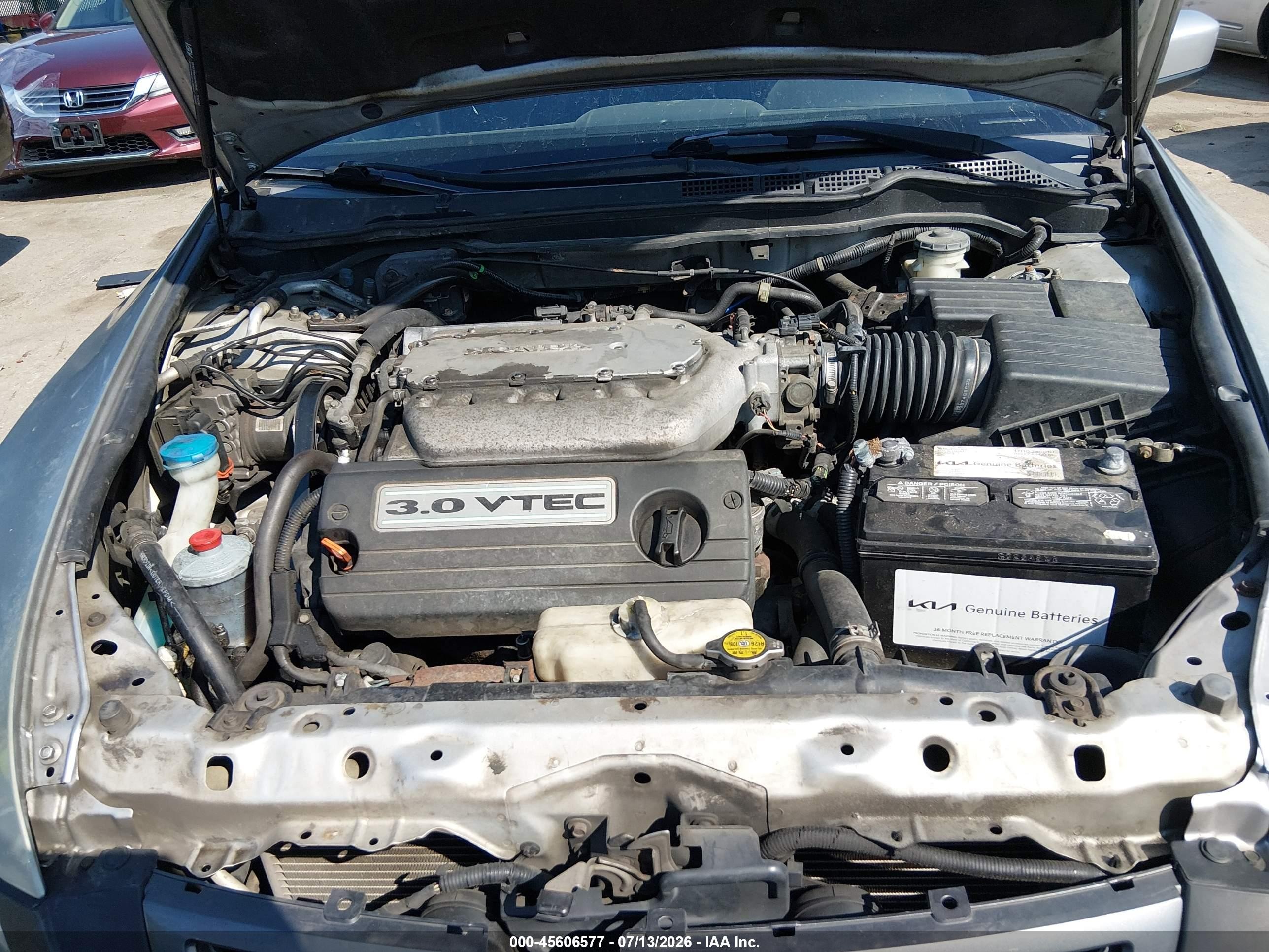 2005 Honda Accord 3.0 Lx Silver vin: 1HGCM66315A070146