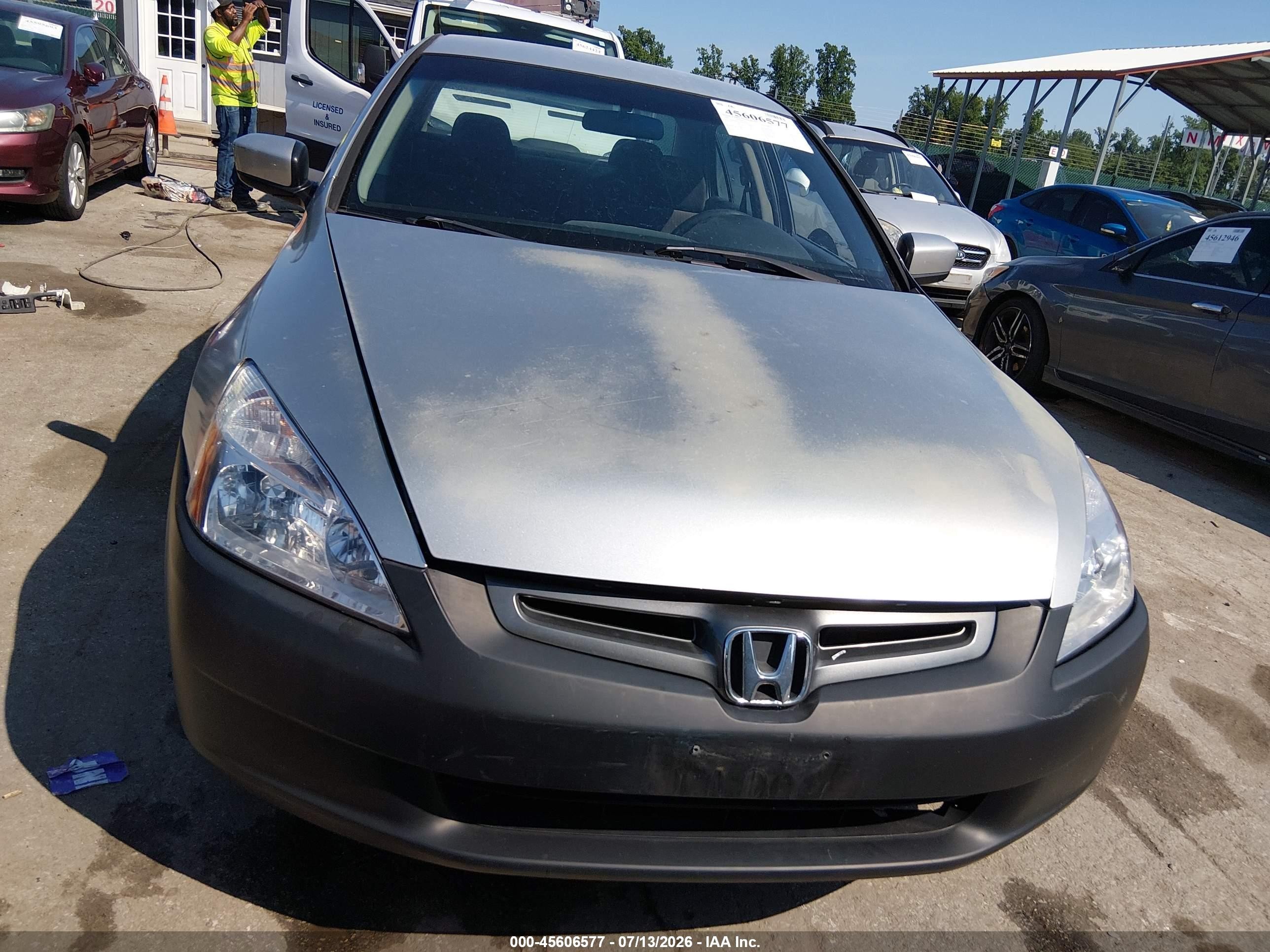2005 Honda Accord 3.0 Lx Silver vin: 1HGCM66315A070146