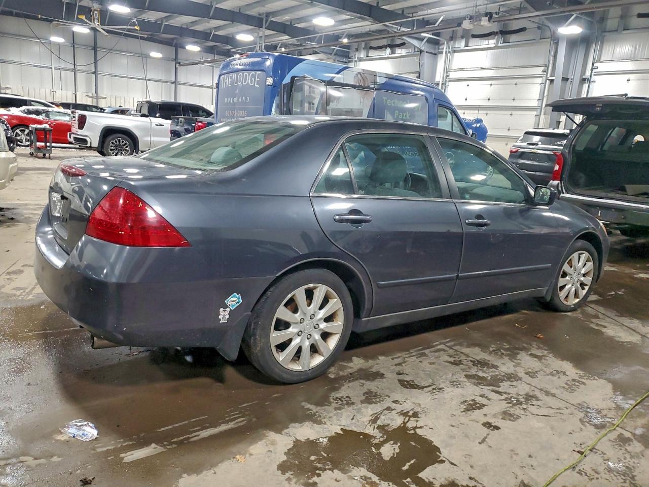 2006 Honda Accord Lx Gray vin: 1HGCM66316A071542