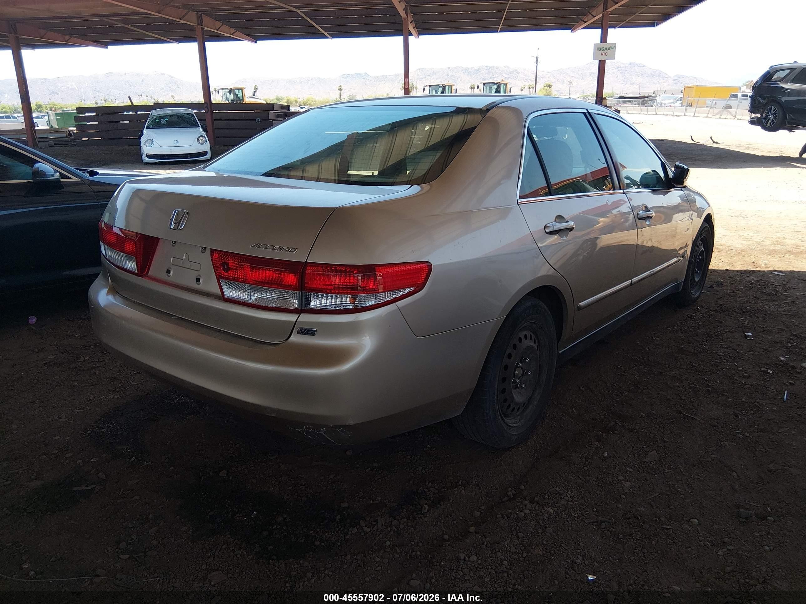 2004 Honda Accord 3.0 Lx Gold vin: 1HGCM66324A066895