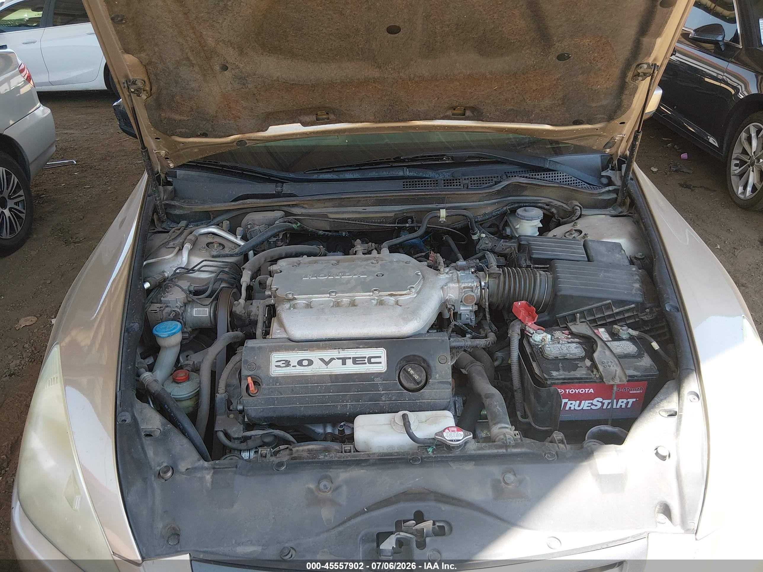 2004 Honda Accord 3.0 Lx Gold vin: 1HGCM66324A066895