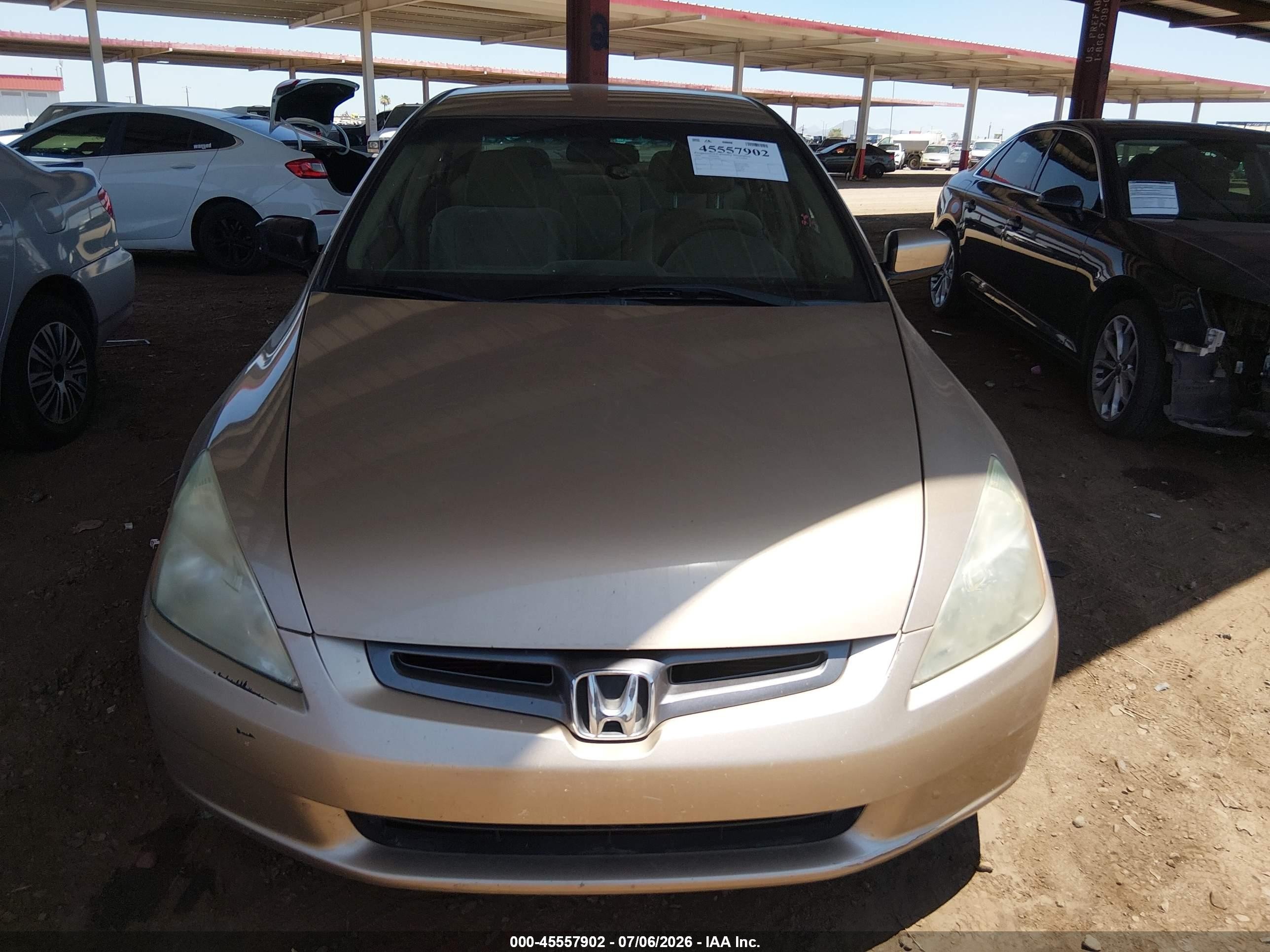 2004 Honda Accord 3.0 Lx Gold vin: 1HGCM66324A066895