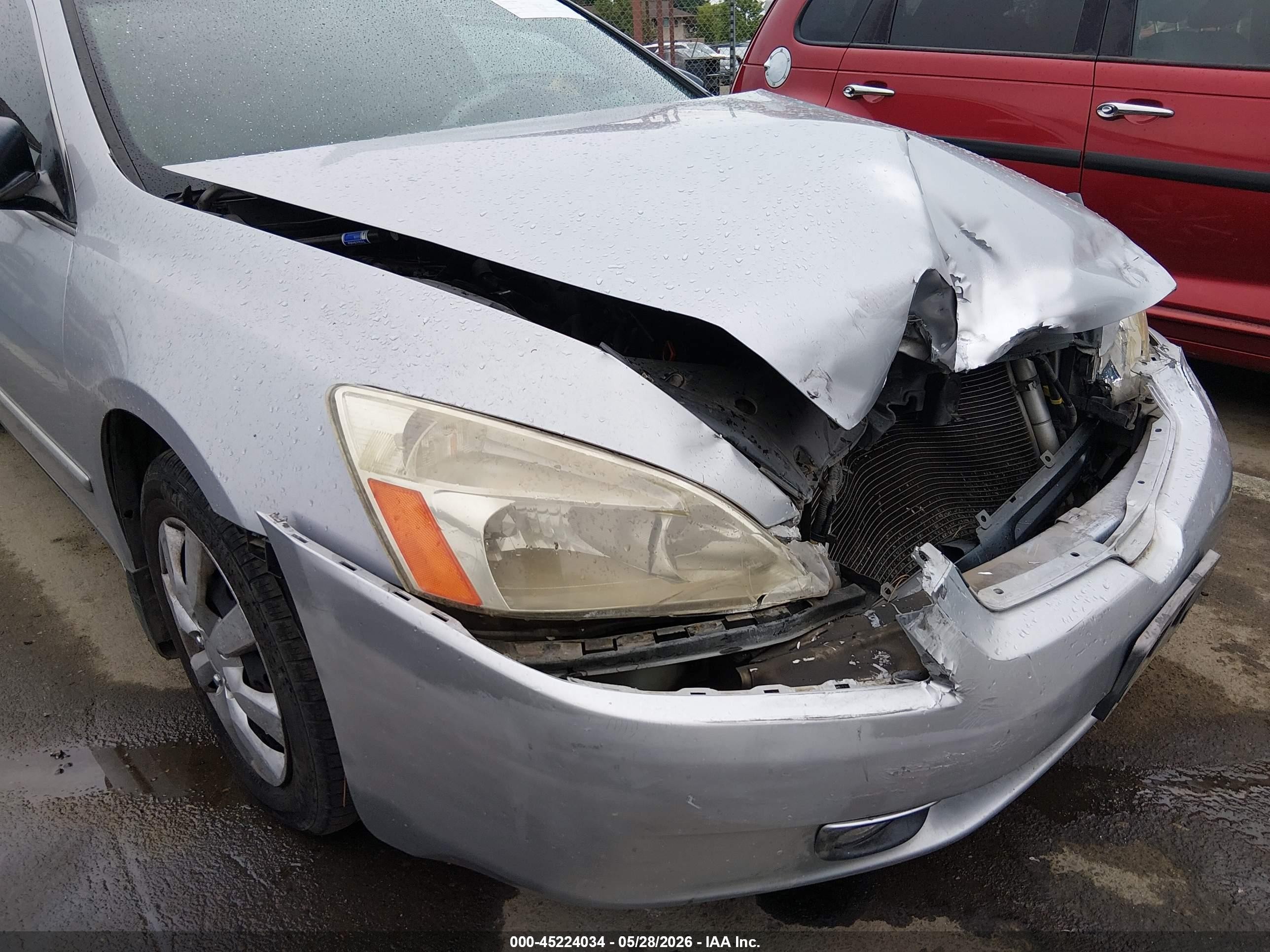 2004 Honda Accord 3.0 Lx Silver vin: 1HGCM66324A083860