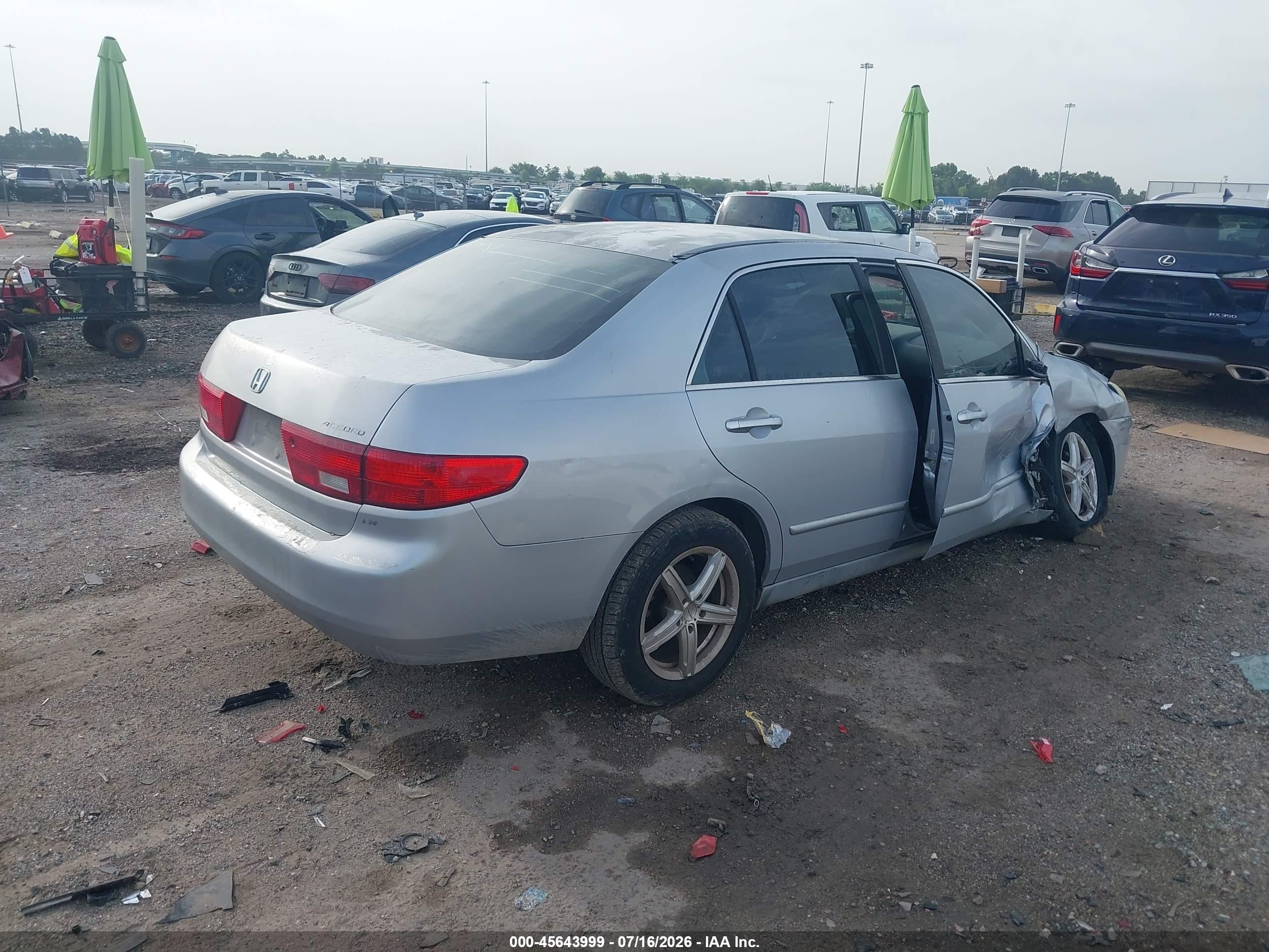 2005 Honda Accord 3.0 Lx Серебряный vin: 1HGCM66325A058622