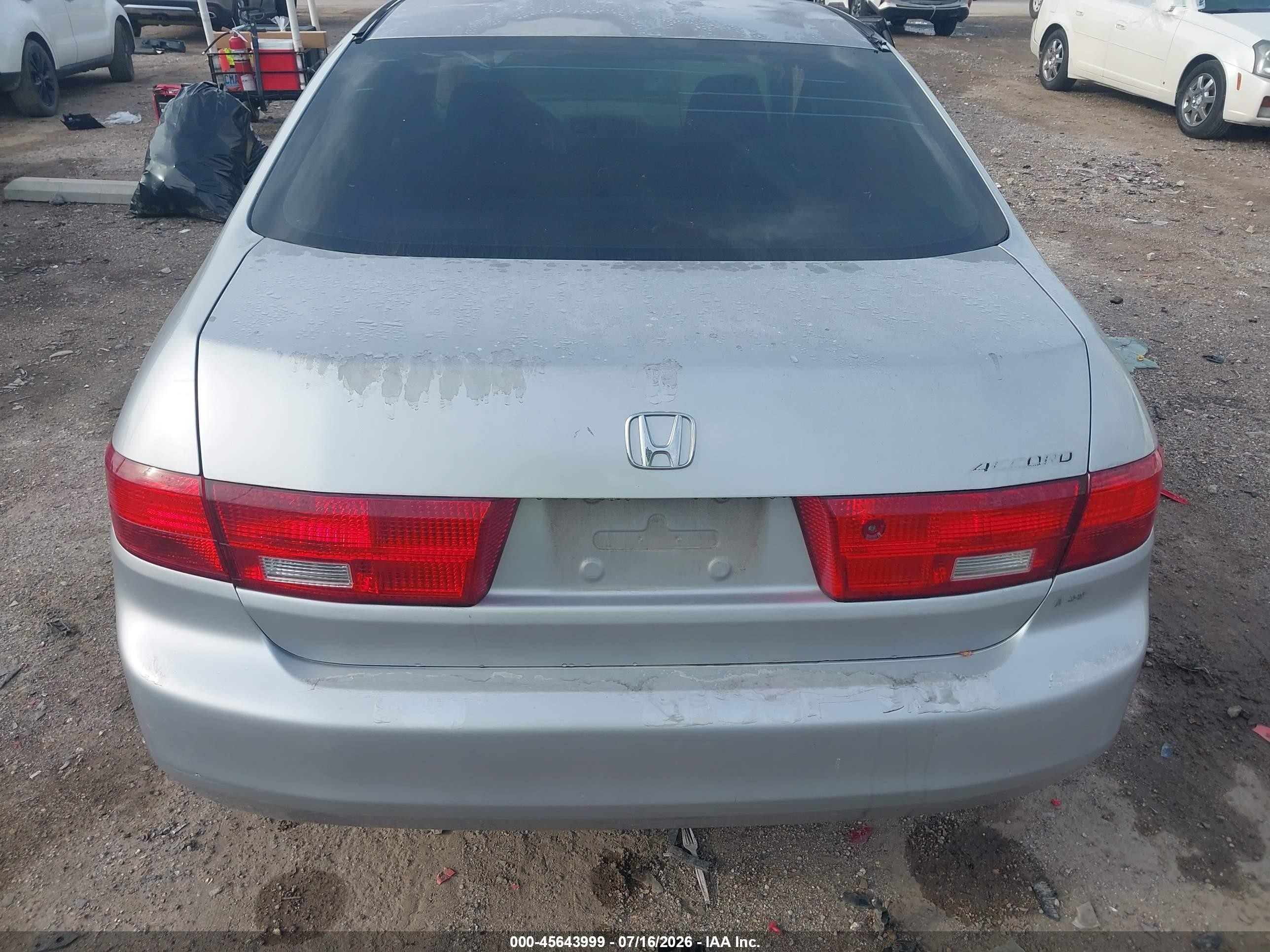 2005 Honda Accord 3.0 Lx Серебряный vin: 1HGCM66325A058622