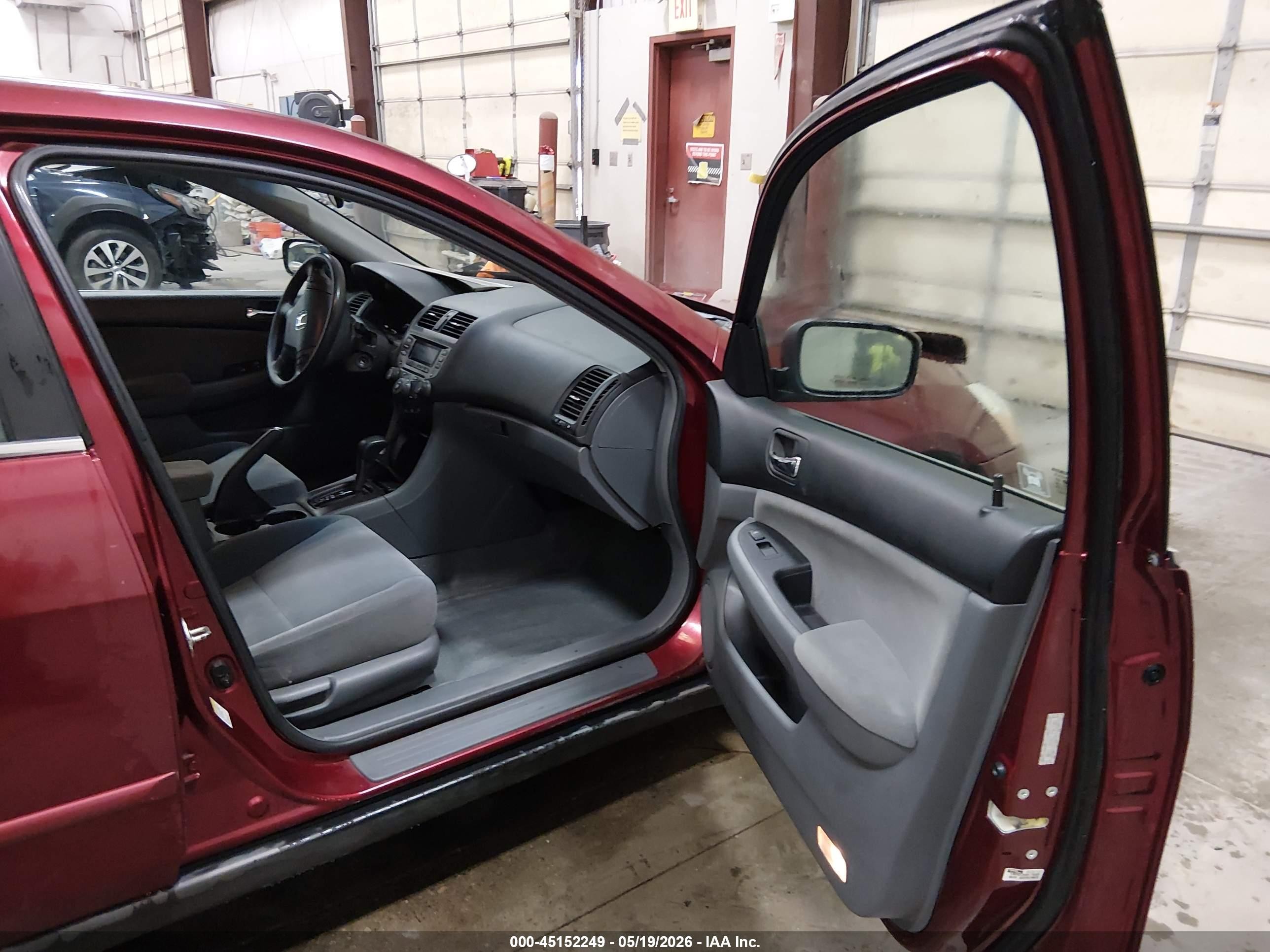 2006 Honda Accord 3.0 Lx Red vin: 1HGCM66326A071808