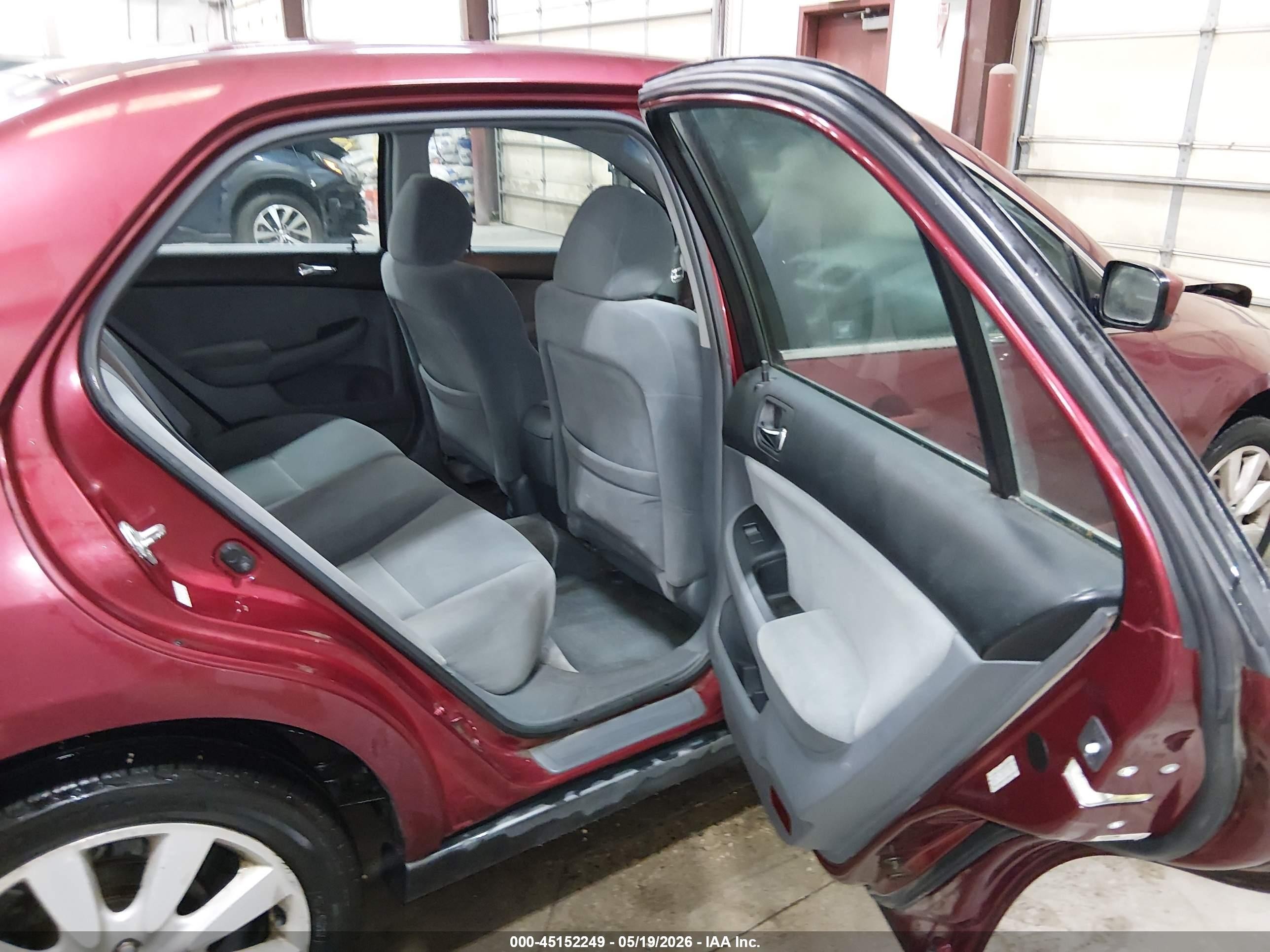 2006 Honda Accord 3.0 Lx Red vin: 1HGCM66326A071808
