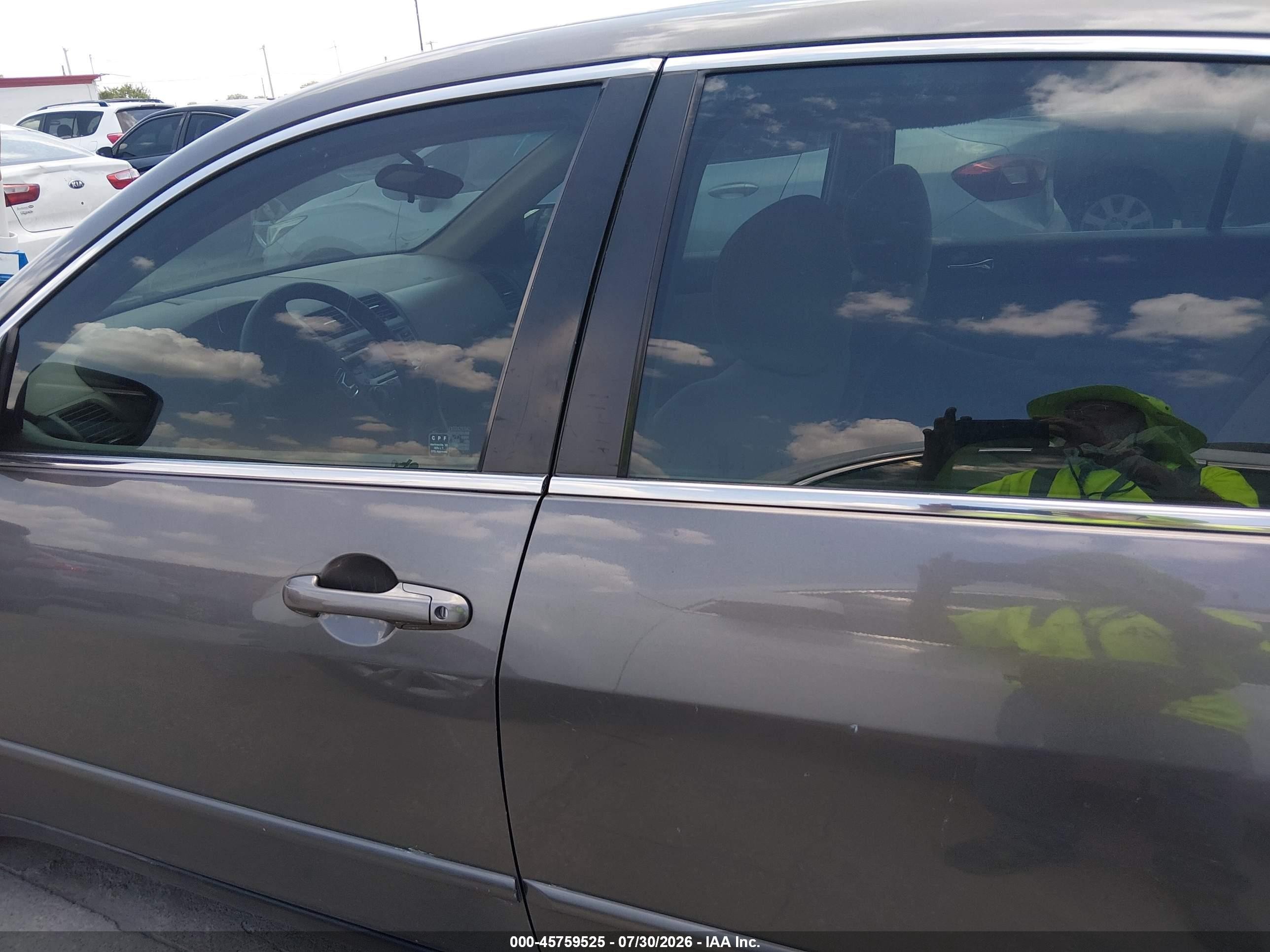 2007 Honda Accord 3.0 Lx Gray vin: 1HGCM66327A034999