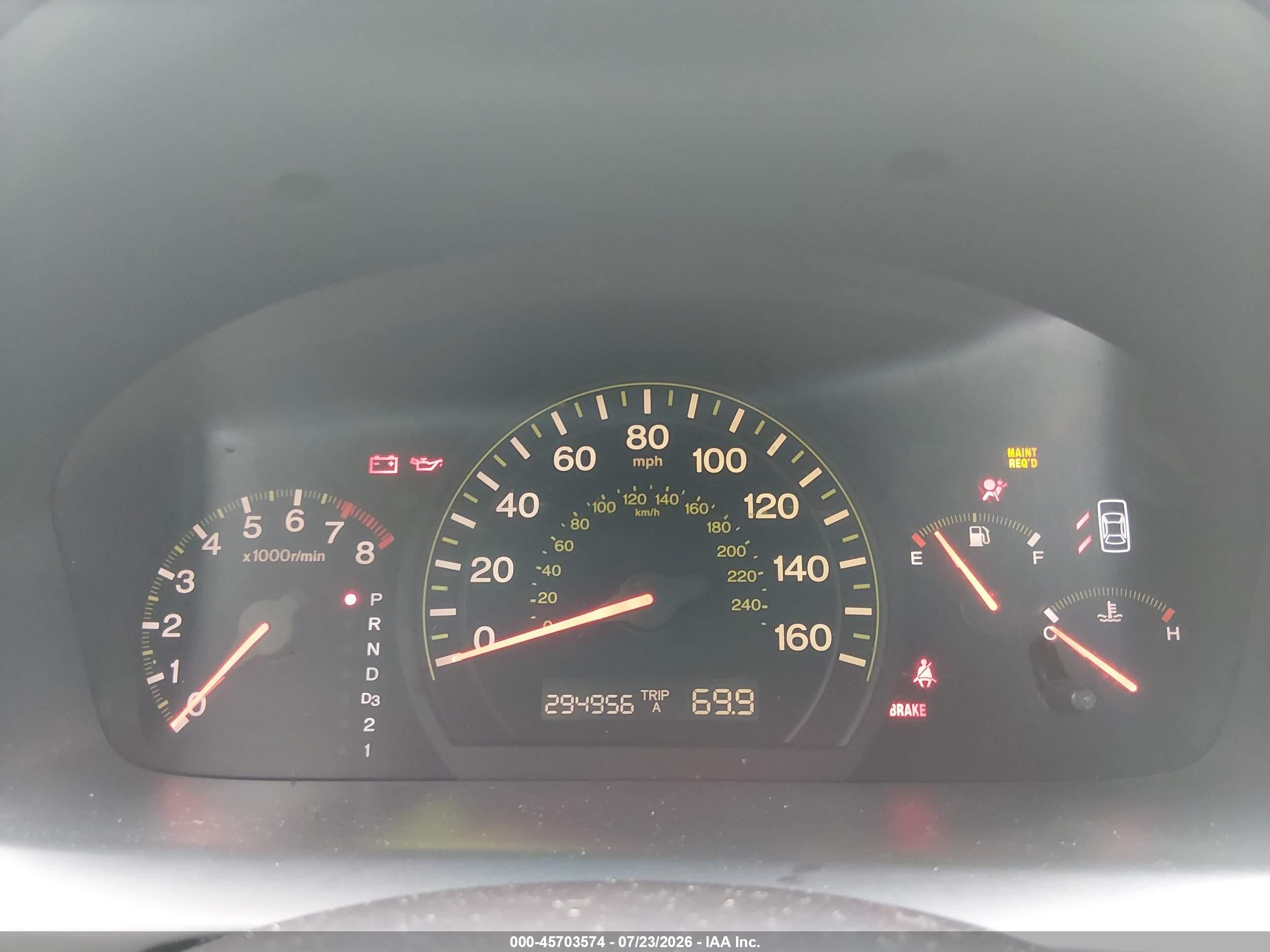 2005 Honda Accord 3.0 Lx Gray vin: 1HGCM66335A029386