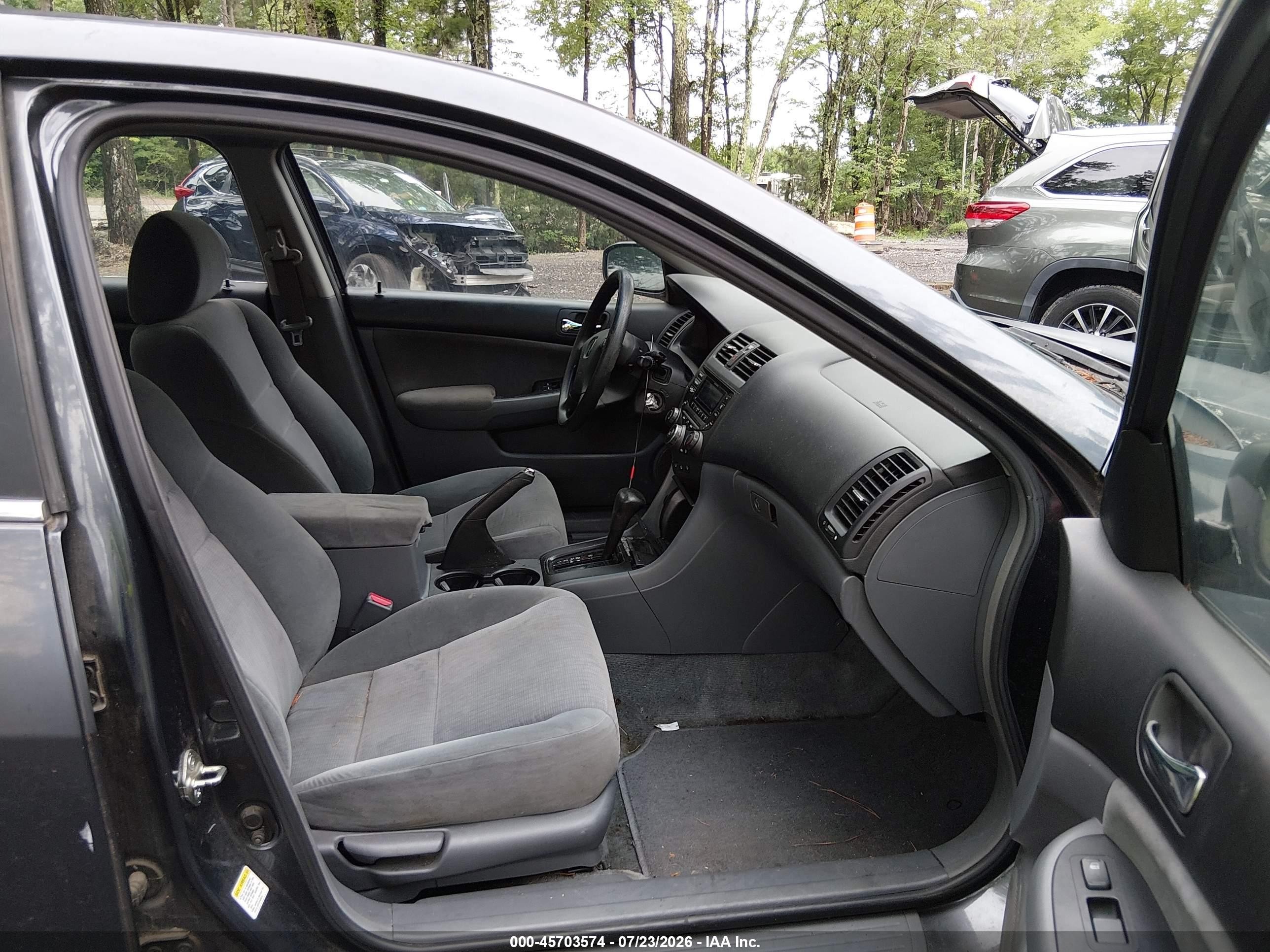 2005 Honda Accord 3.0 Lx Gray vin: 1HGCM66335A029386