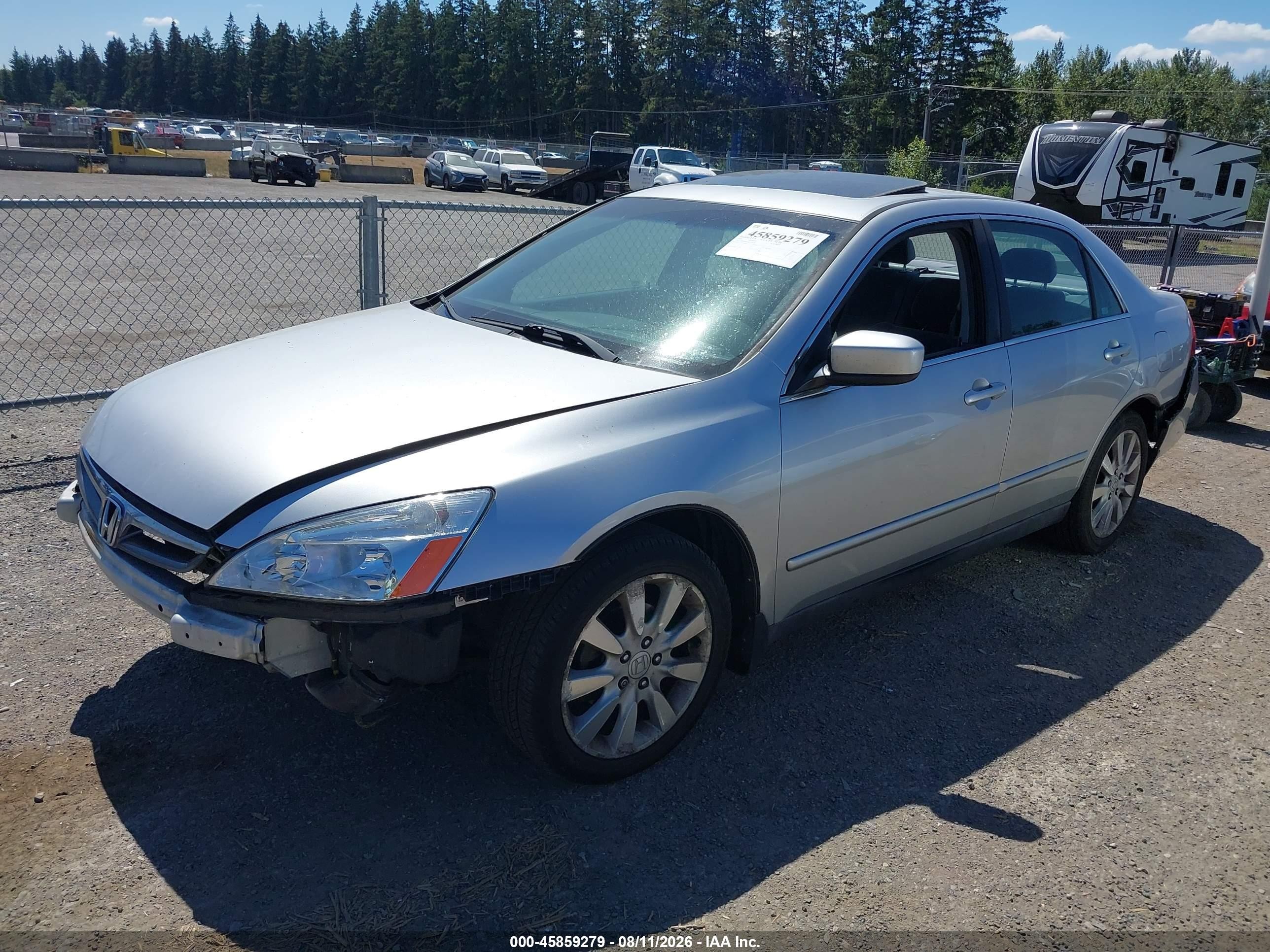 2006 Honda Accord 3.0 Lx Серебряный vin: 1HGCM66336A039028
