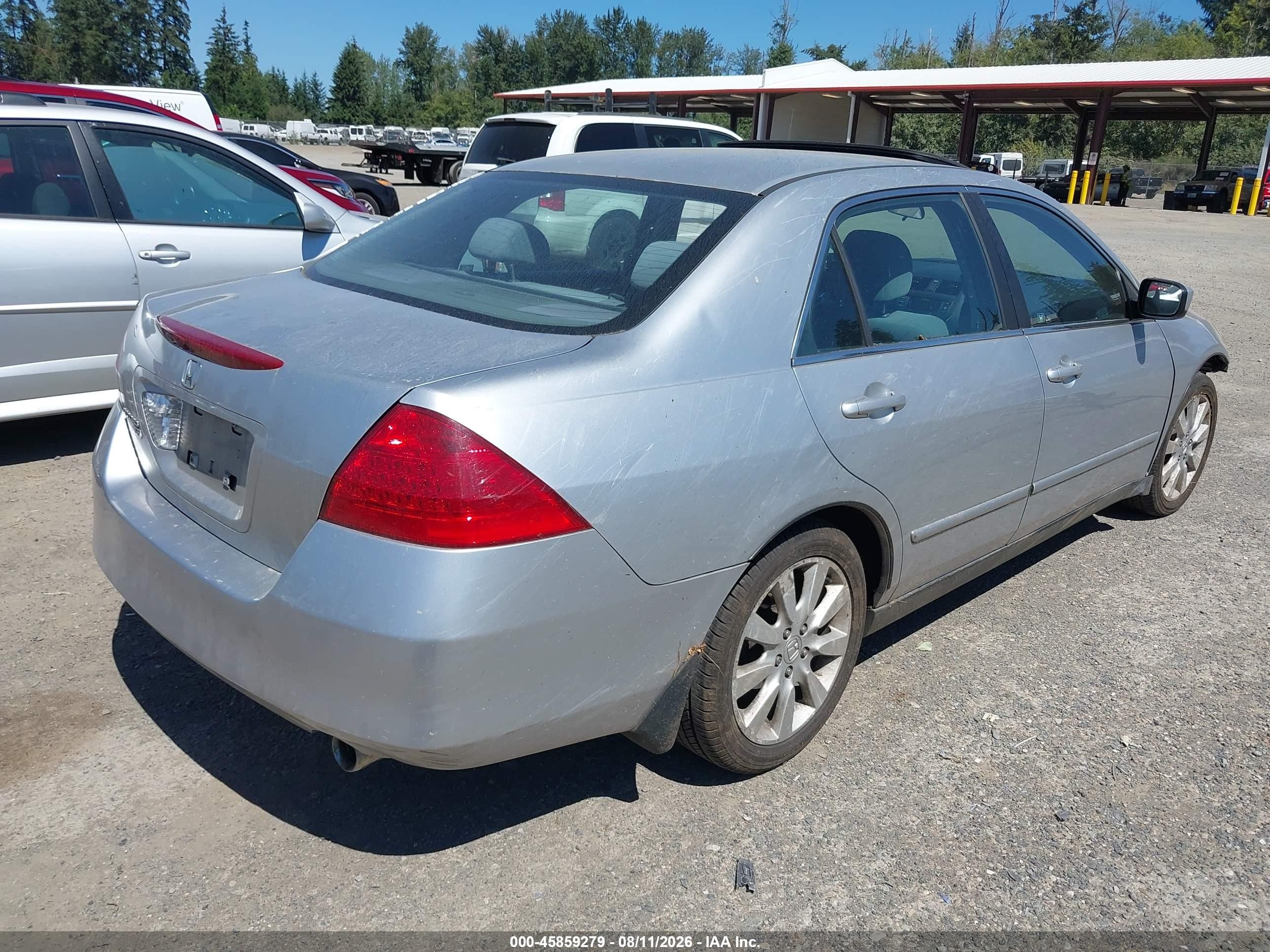 2006 Honda Accord 3.0 Lx Серебряный vin: 1HGCM66336A039028