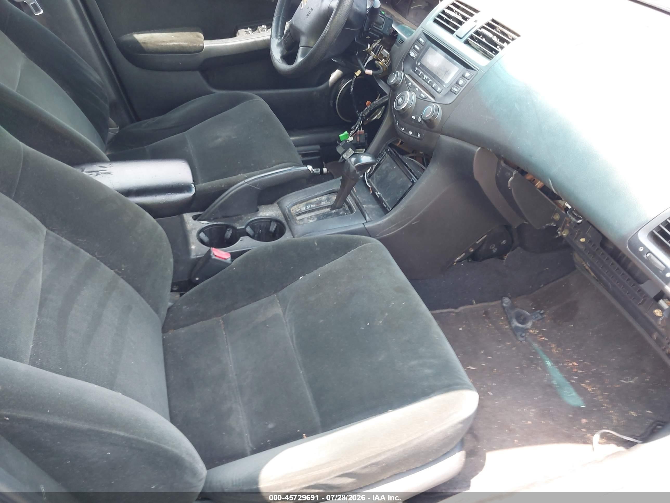 2006 Honda Accord 3.0 Lx Black vin: 1HGCM66336A043452