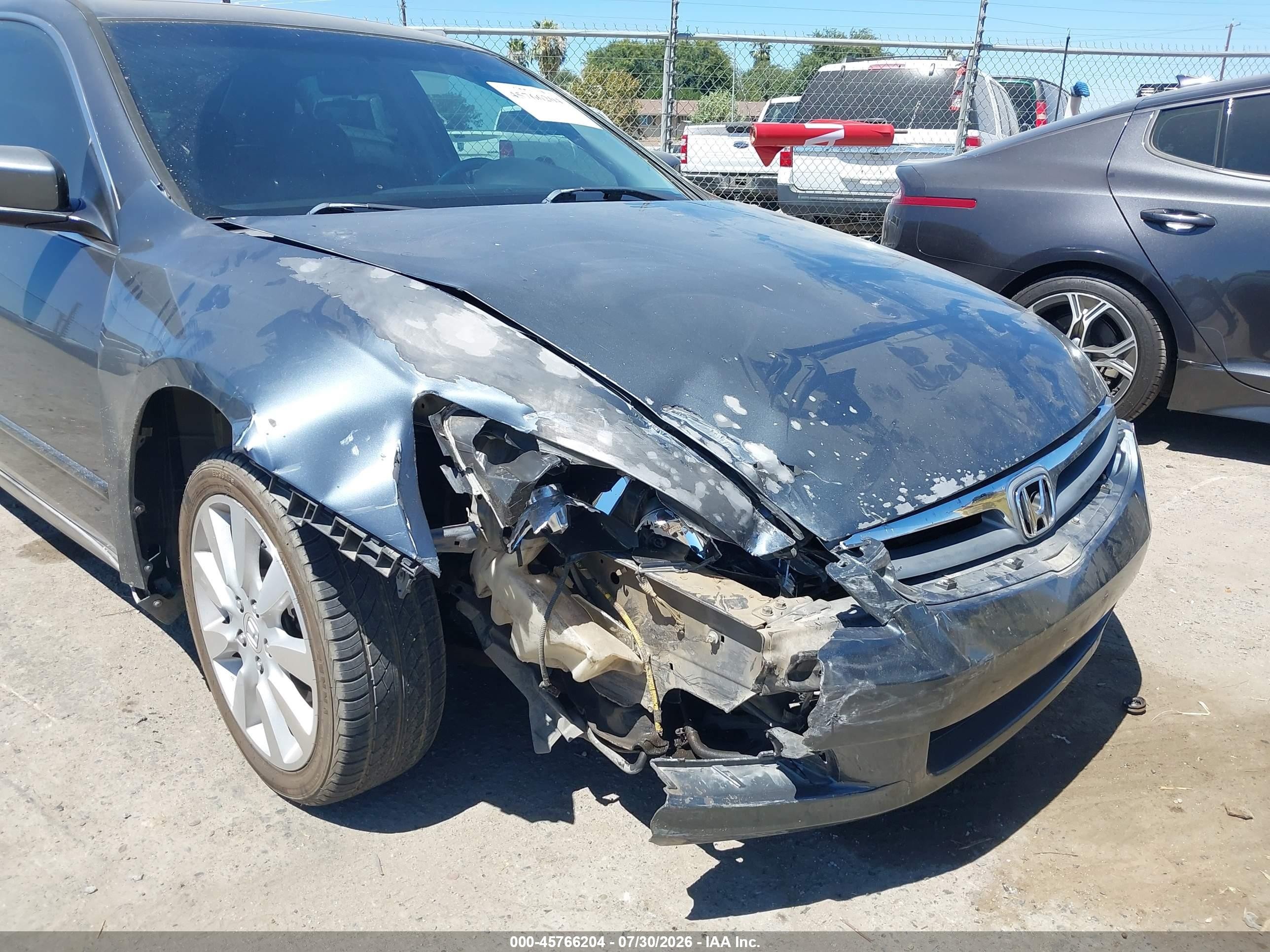 2006 Honda Accord 3.0 Lx Gray vin: 1HGCM66336A062034