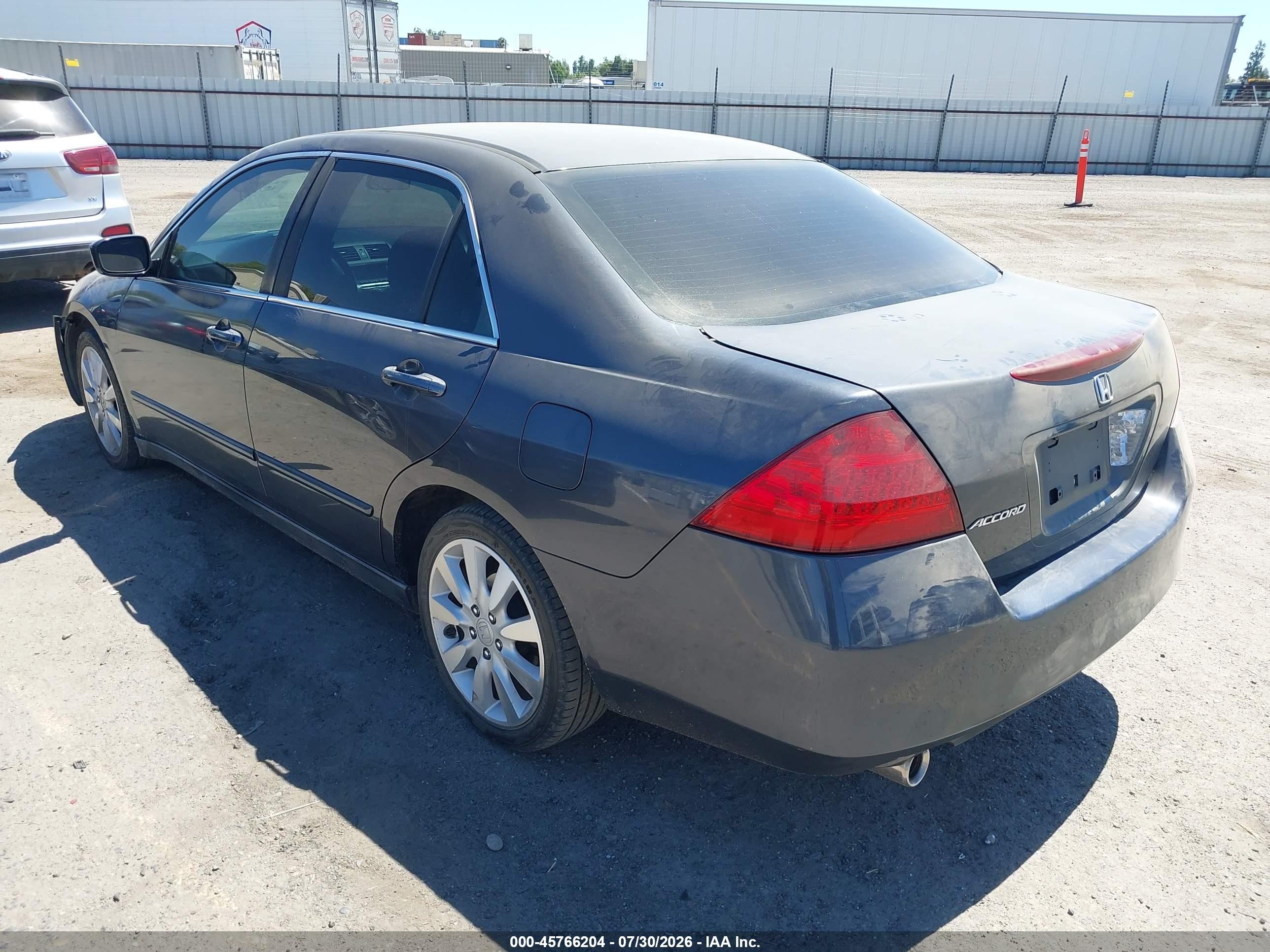 2006 Honda Accord 3.0 Lx Gray vin: 1HGCM66336A062034