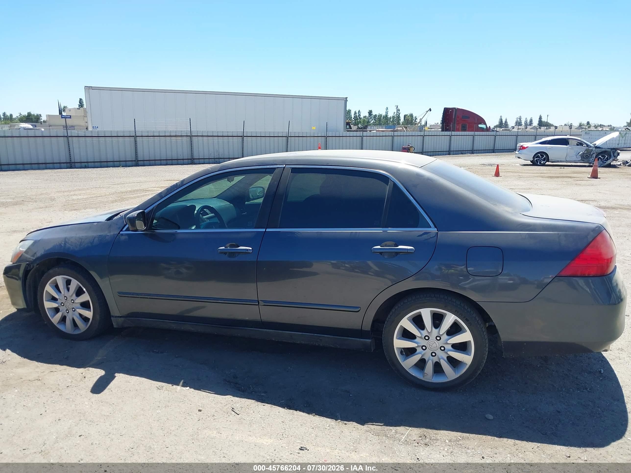 2006 Honda Accord 3.0 Lx Gray vin: 1HGCM66336A062034