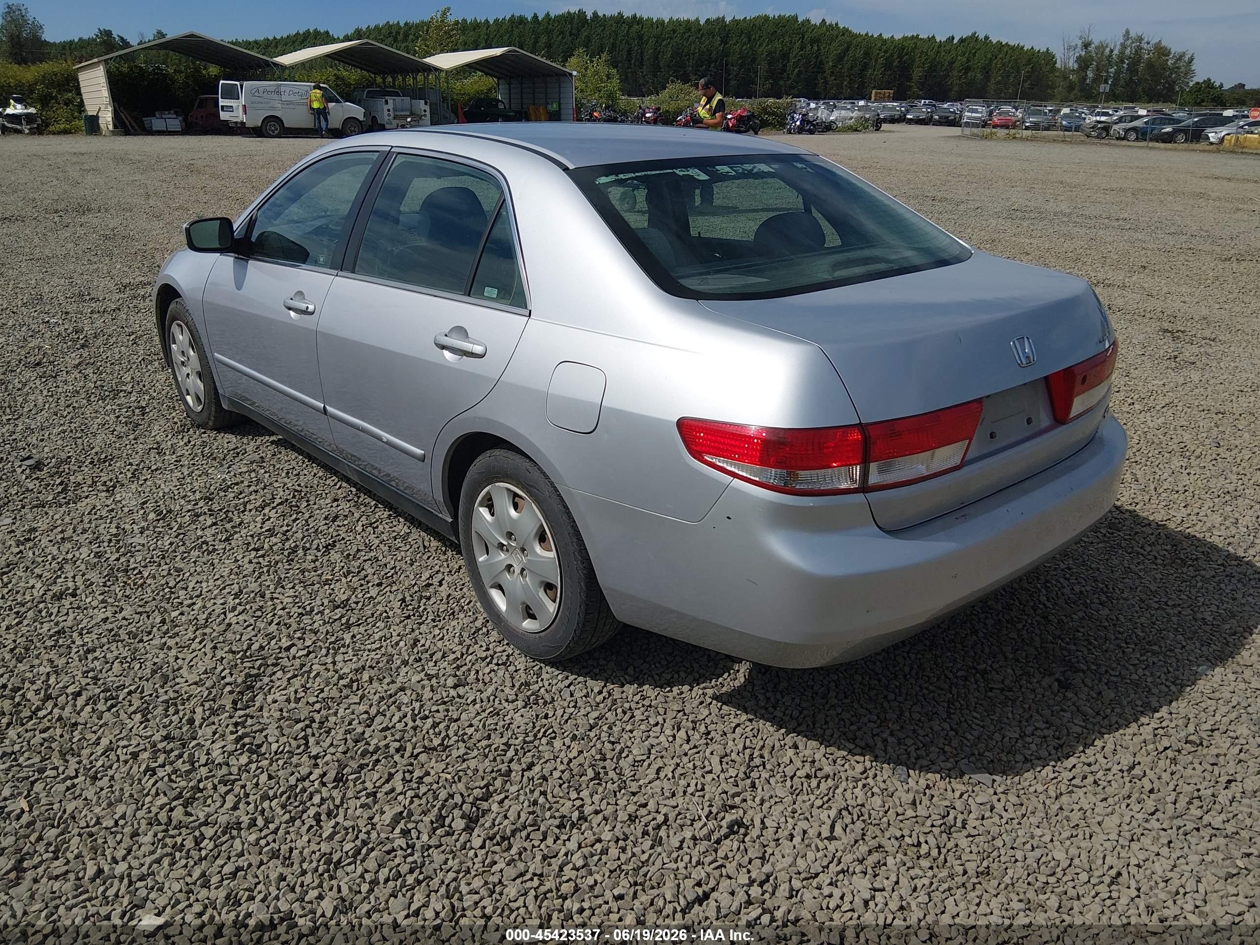 2003 Honda Accord 3.0 Lx Silver vin: 1HGCM66343A015672