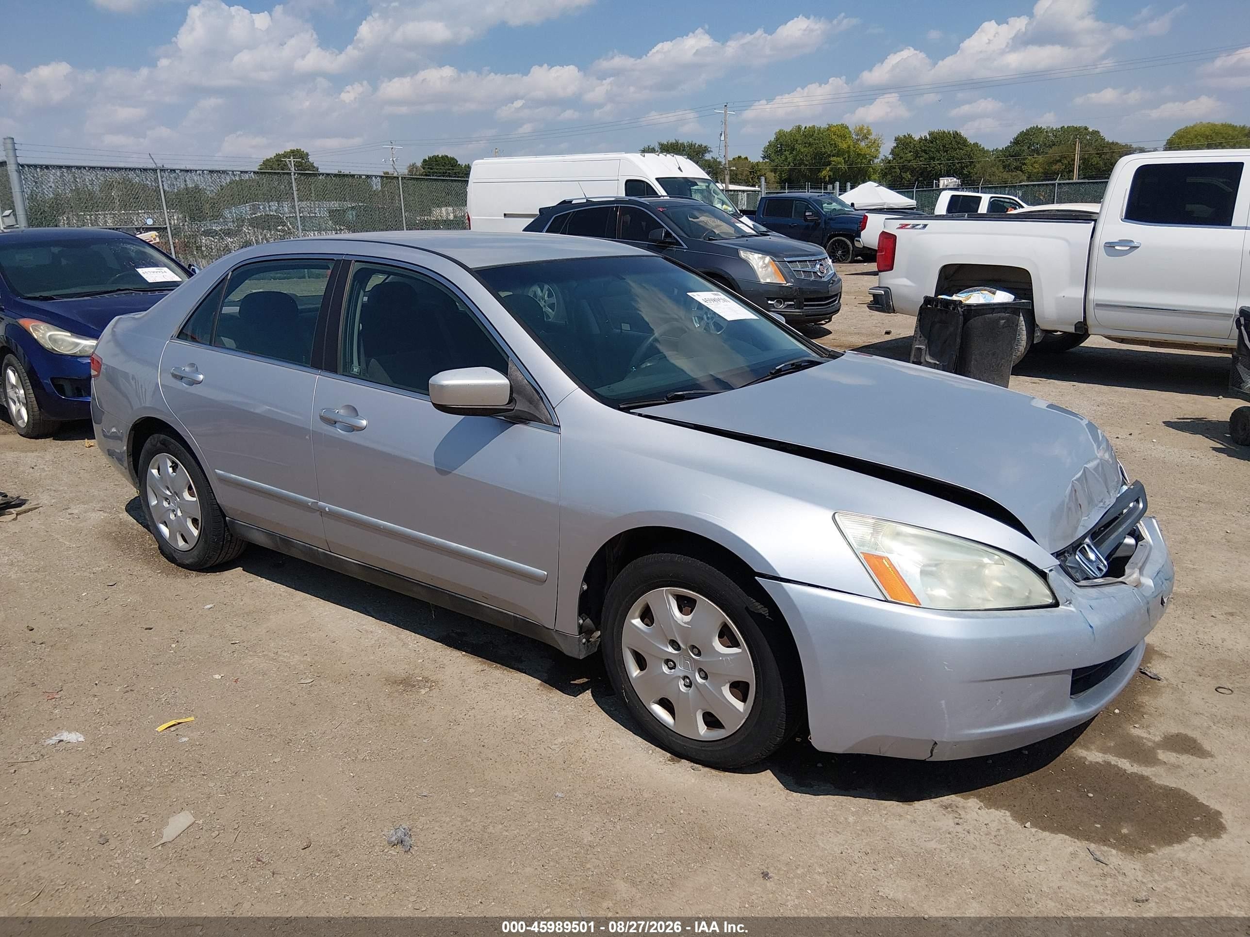 2004 Honda Accord 3.0 Lx Silver vin: 1HGCM66344A015320