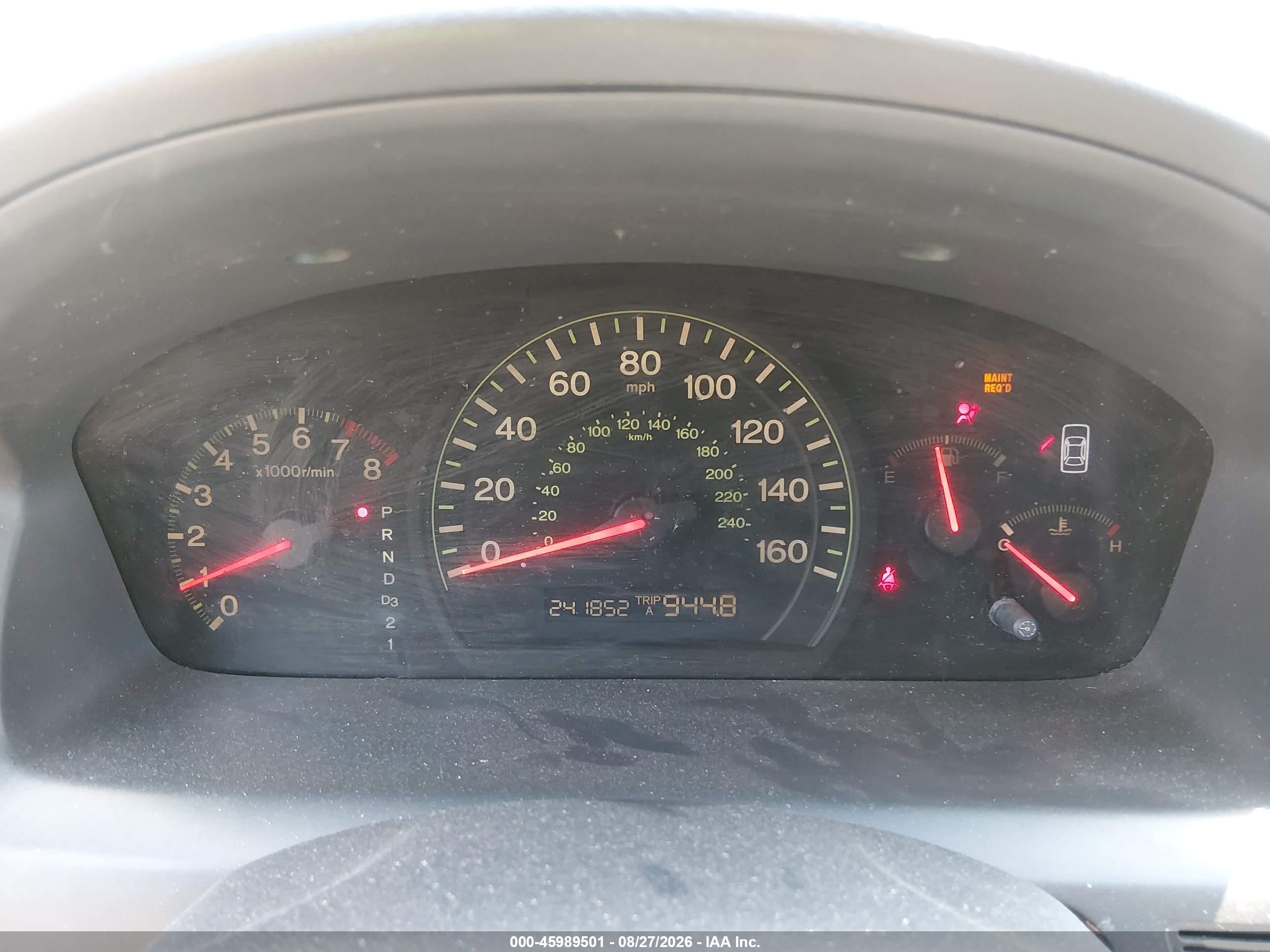 2004 Honda Accord 3.0 Lx Silver vin: 1HGCM66344A015320