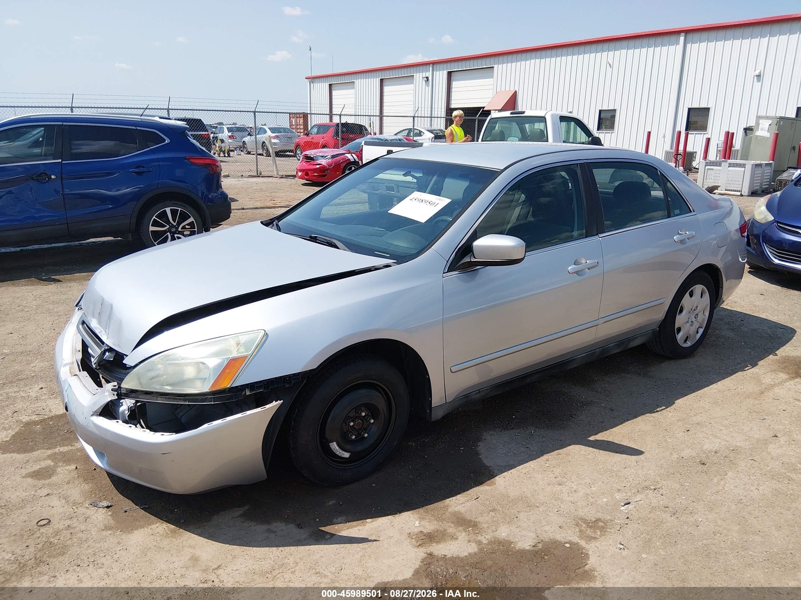 2004 Honda Accord 3.0 Lx Silver vin: 1HGCM66344A015320