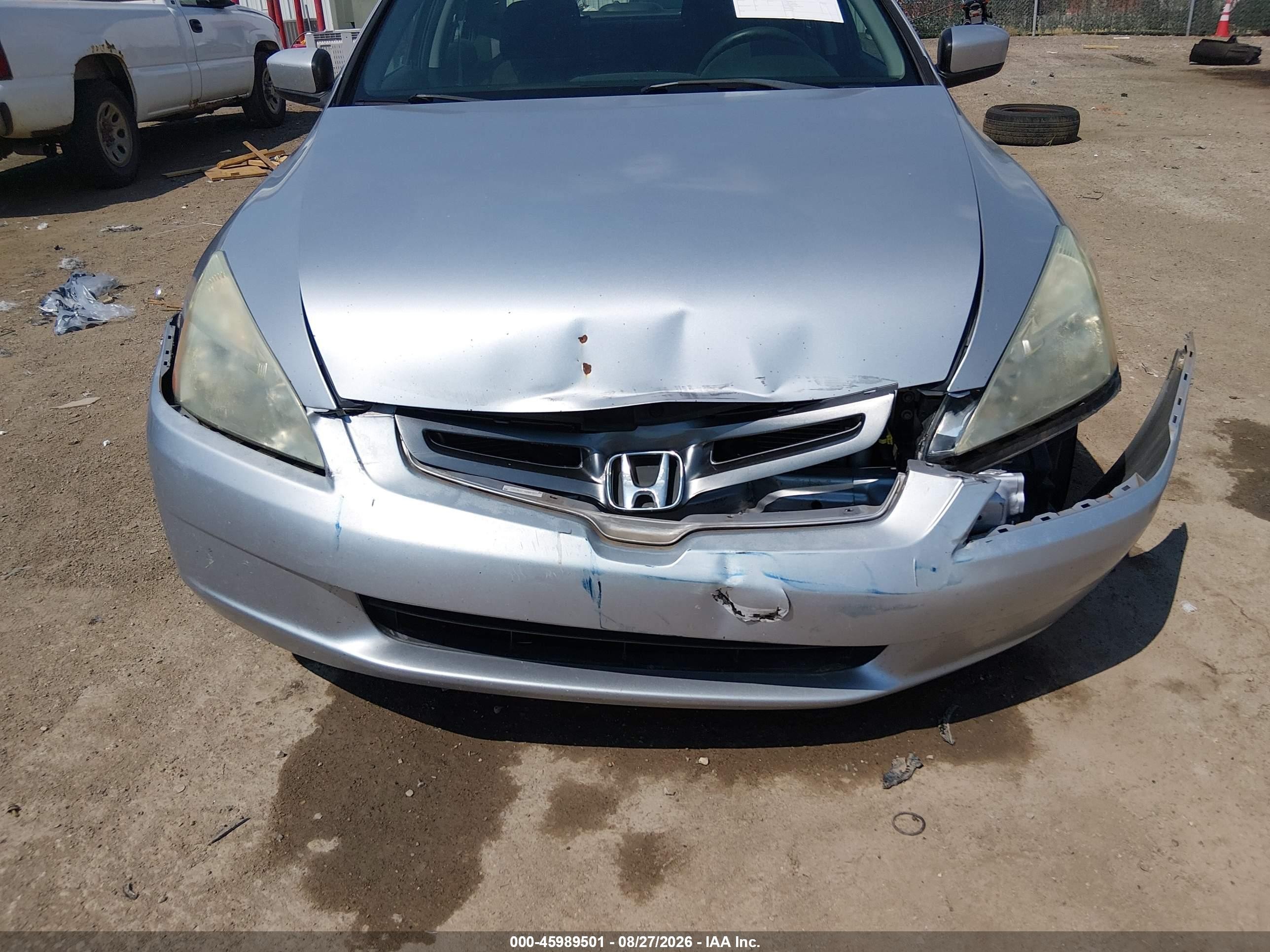 2004 Honda Accord 3.0 Lx Silver vin: 1HGCM66344A015320