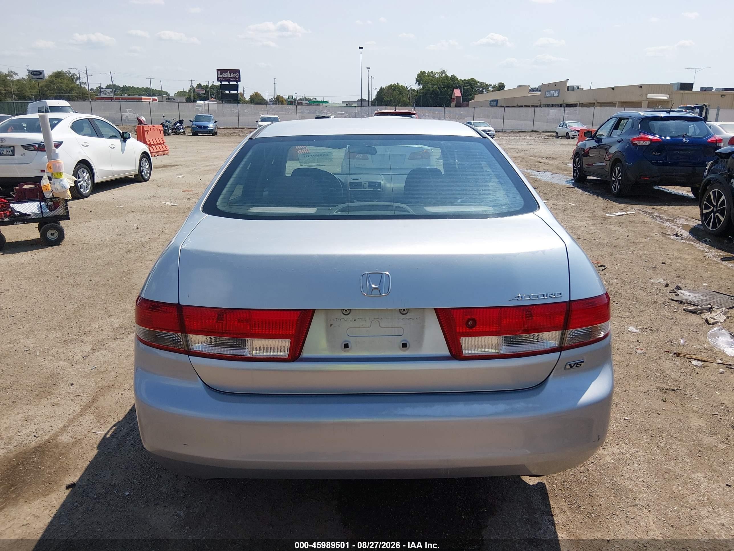 2004 Honda Accord 3.0 Lx Silver vin: 1HGCM66344A015320
