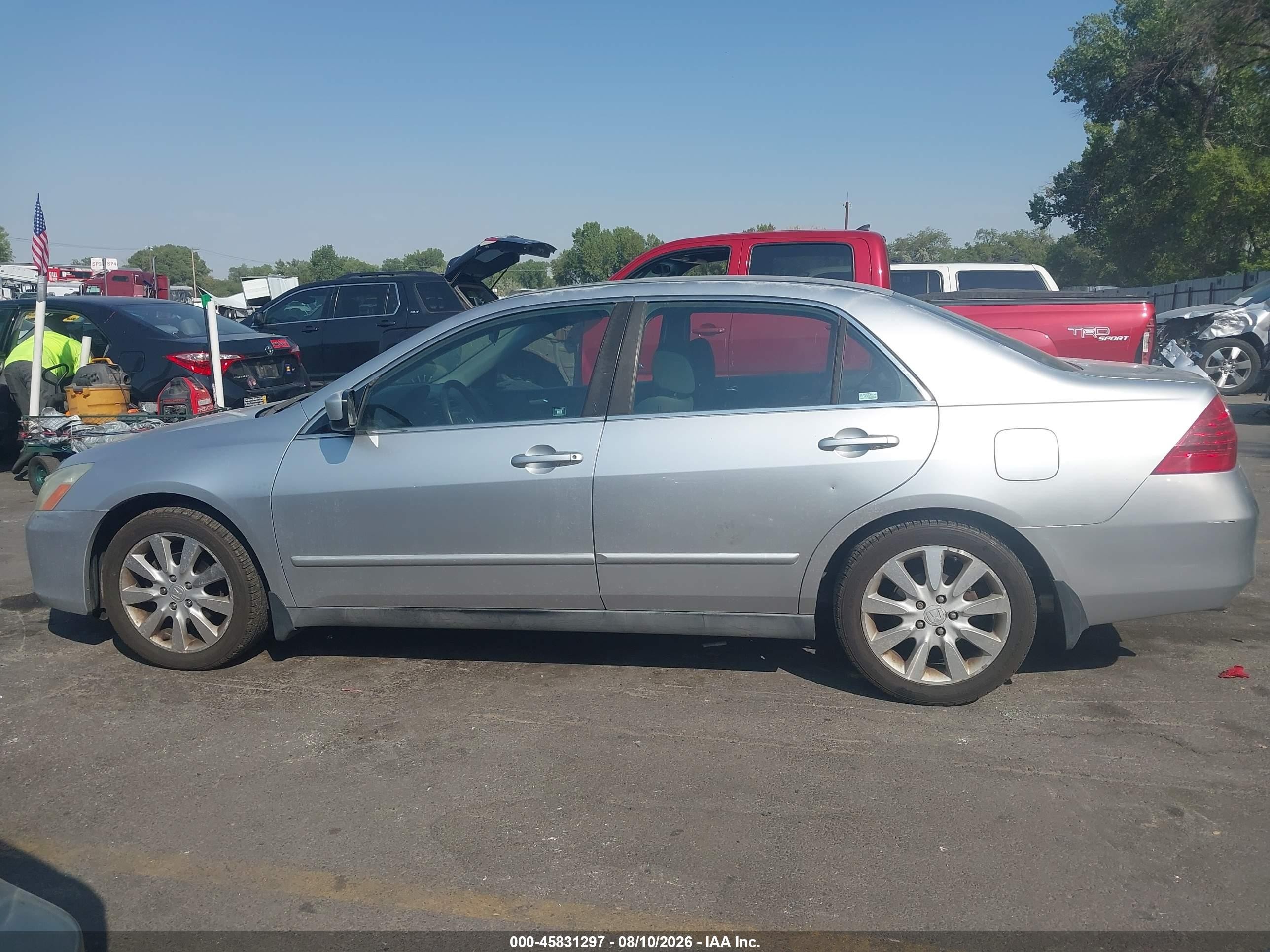 2006 Honda Accord 3.0 Lx Silver vin: 1HGCM66346A059790