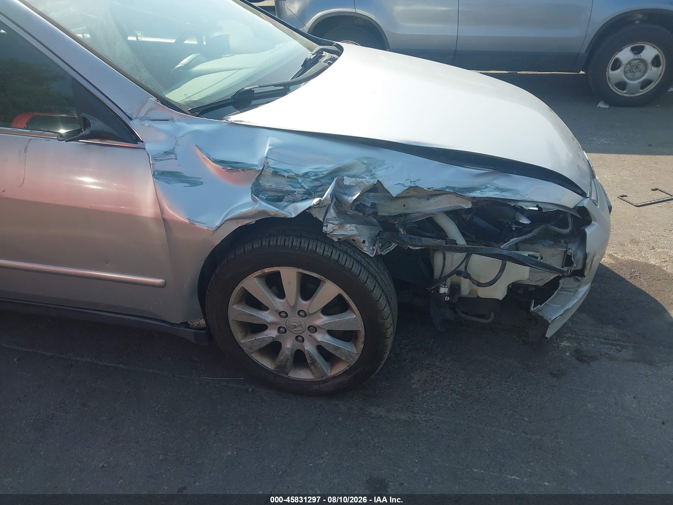 2006 Honda Accord 3.0 Lx Silver vin: 1HGCM66346A059790