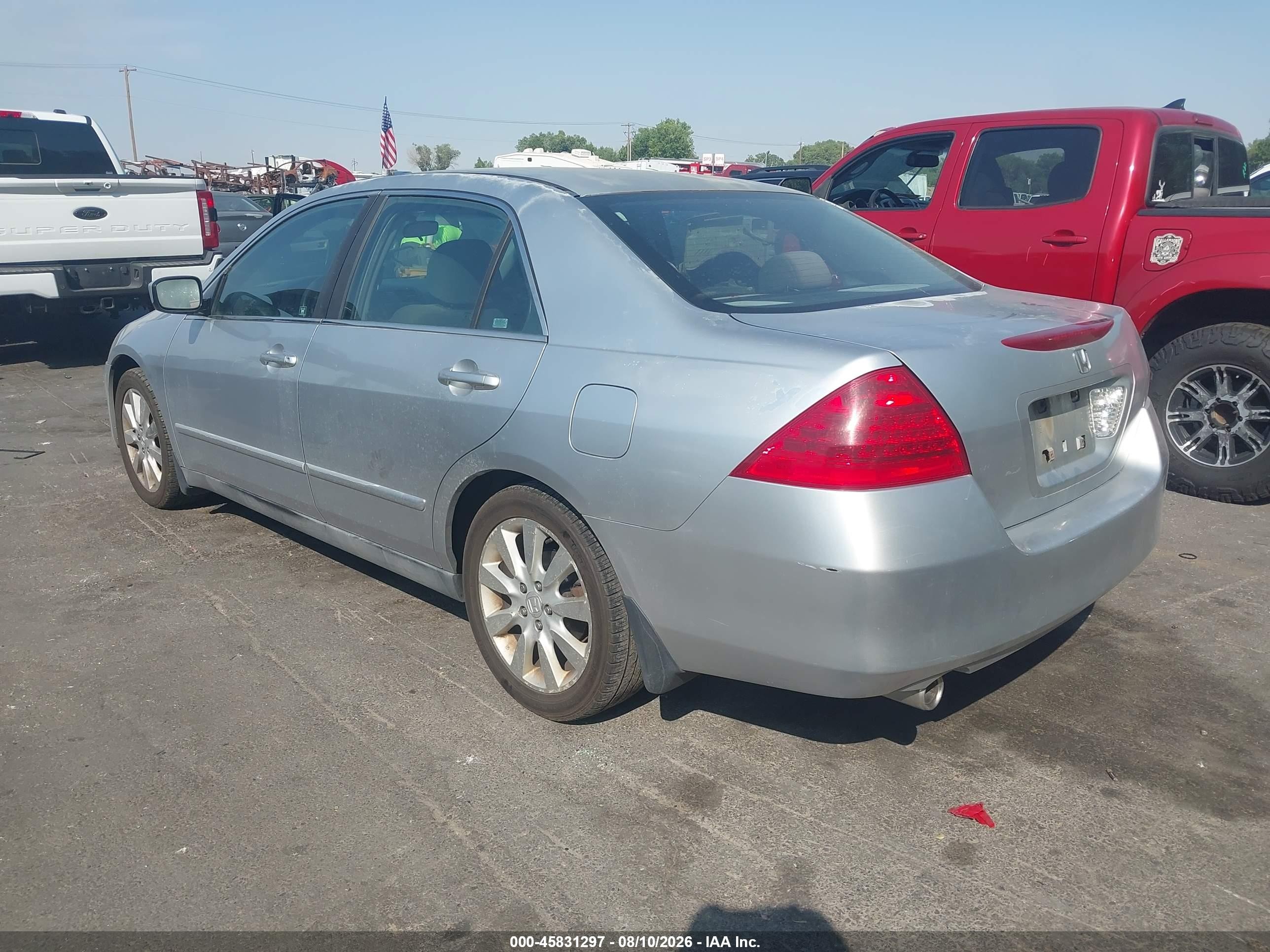 2006 Honda Accord 3.0 Lx Silver vin: 1HGCM66346A059790