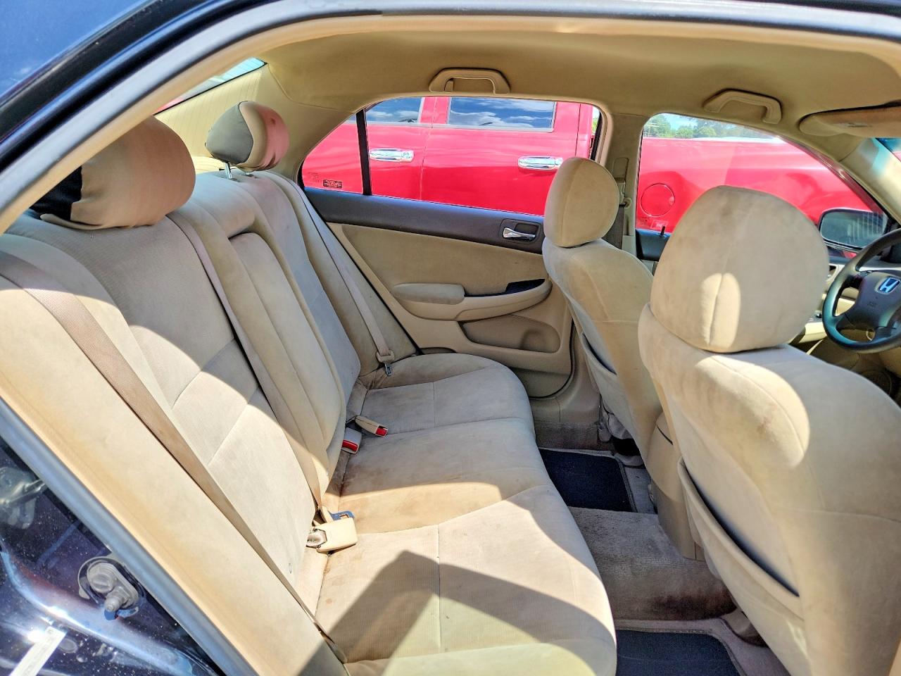 2003 Honda Accord Lx Black vin: 1HGCM66353A081356