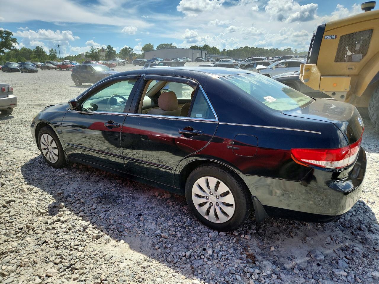 2003 Honda Accord Lx Black vin: 1HGCM66353A081356