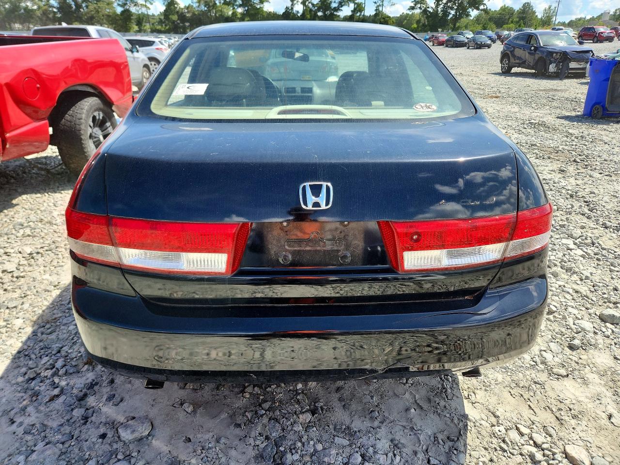 2003 Honda Accord Lx Black vin: 1HGCM66353A081356