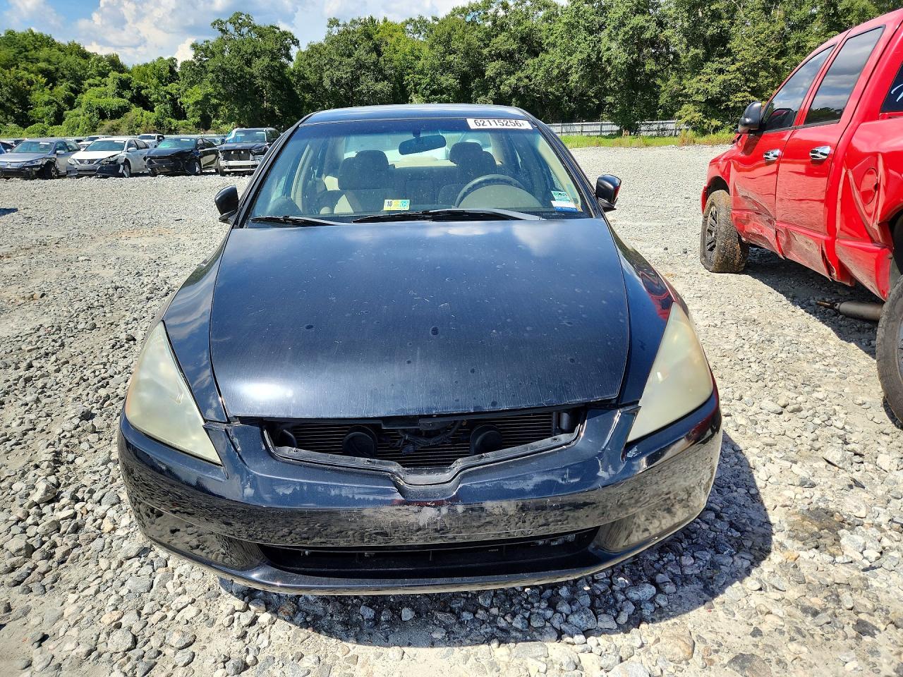 2003 Honda Accord Lx Black vin: 1HGCM66353A081356