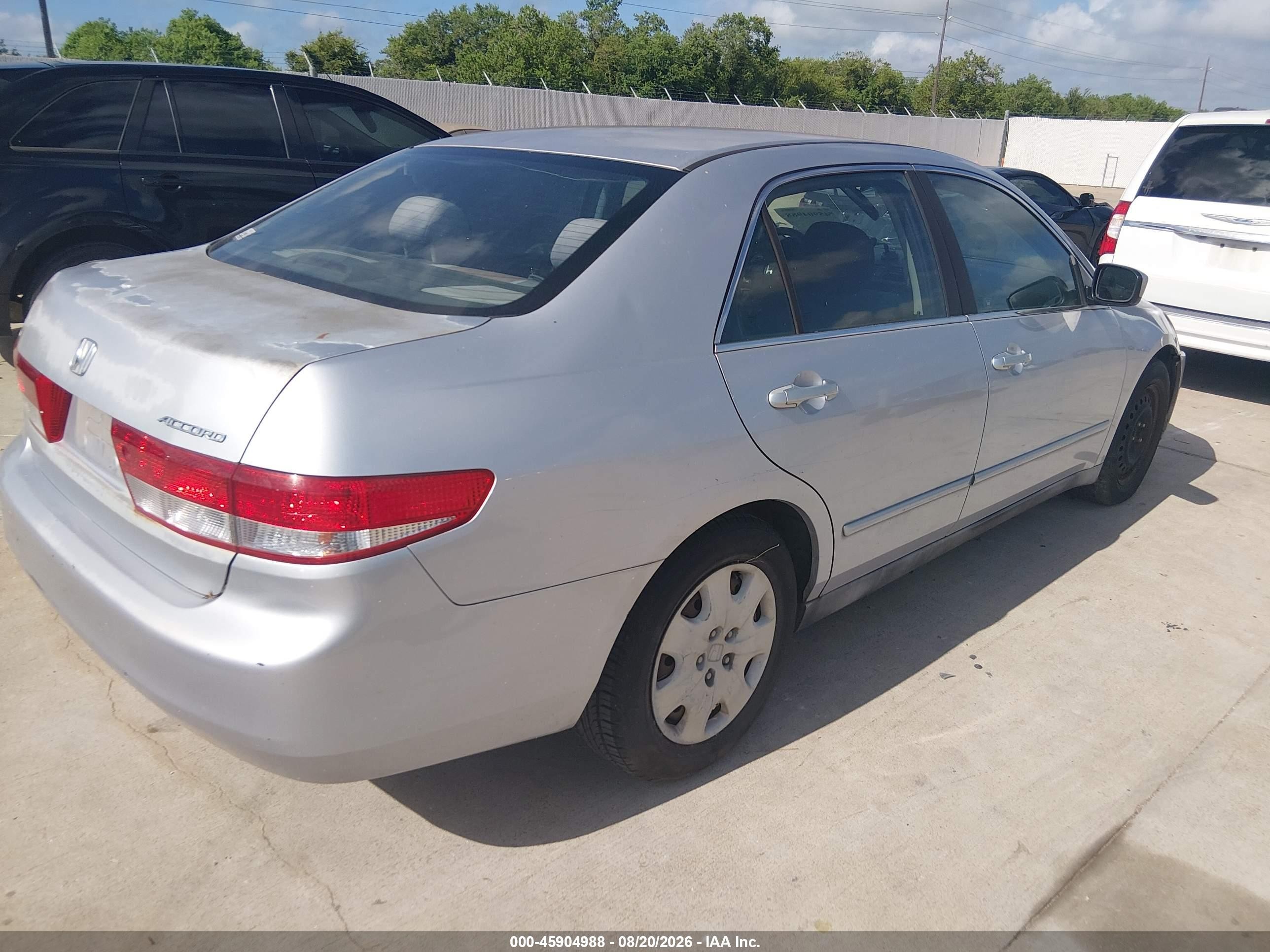 2004 Honda Accord 3.0 Lx Silver vin: 1HGCM66354A015343