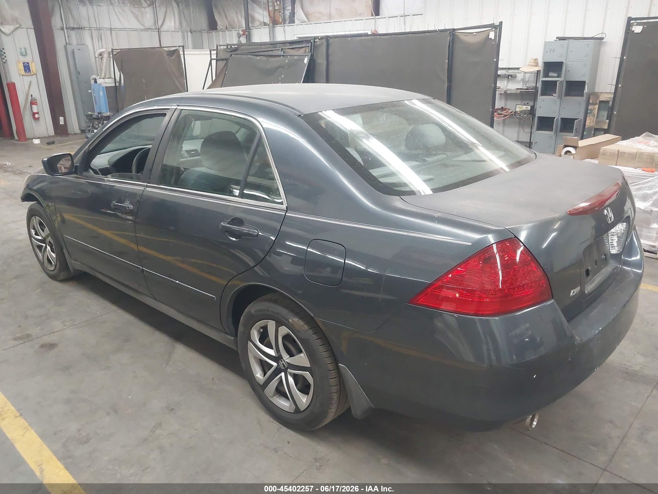 2006 Honda Accord 3.0 Lx Gray vin: 1HGCM66356A001686
