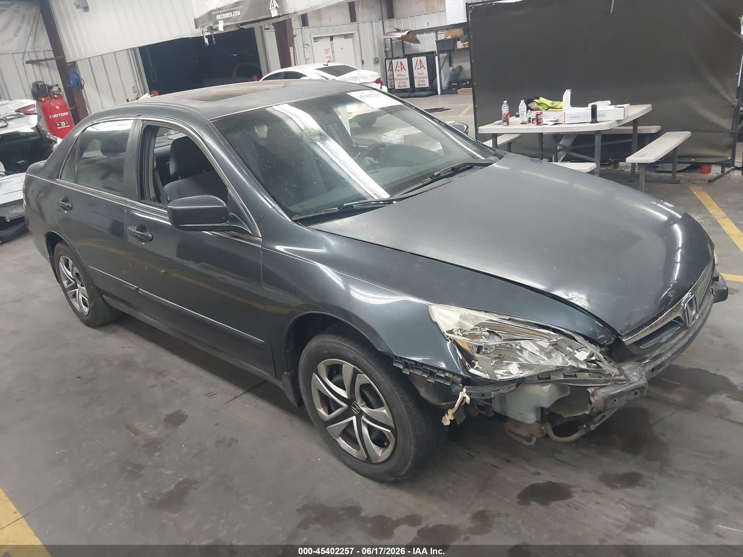 2006 Honda Accord 3.0 Lx Gray vin: 1HGCM66356A001686