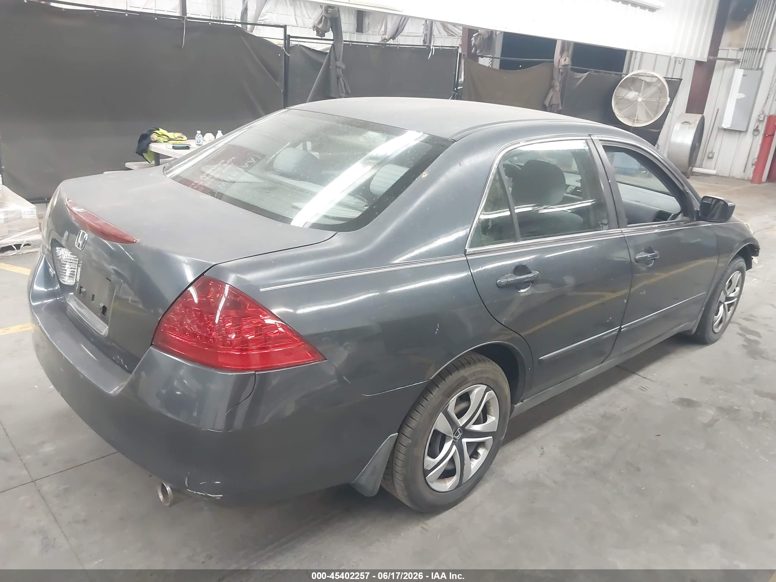 2006 Honda Accord 3.0 Lx Gray vin: 1HGCM66356A001686