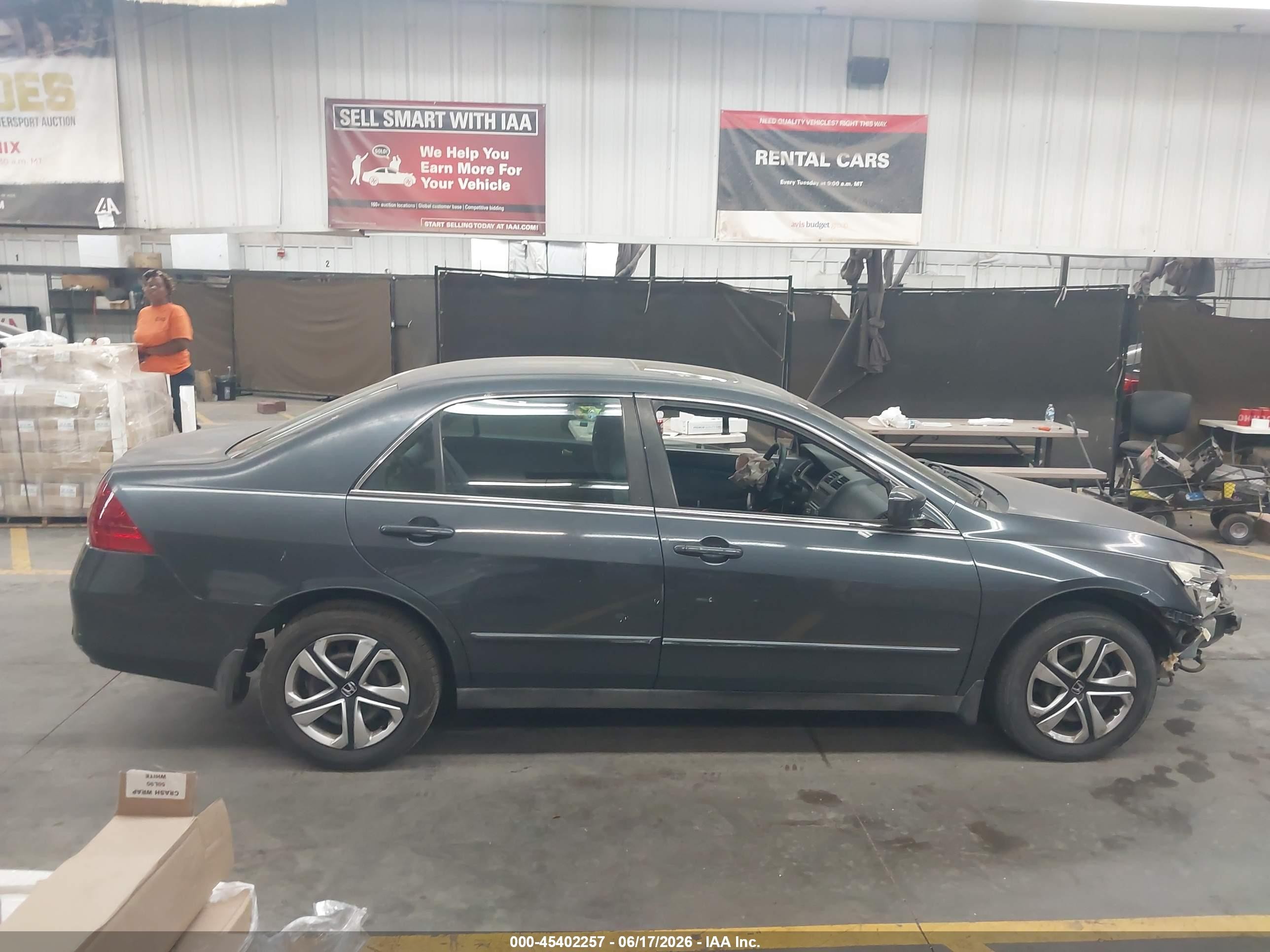2006 Honda Accord 3.0 Lx Gray vin: 1HGCM66356A001686