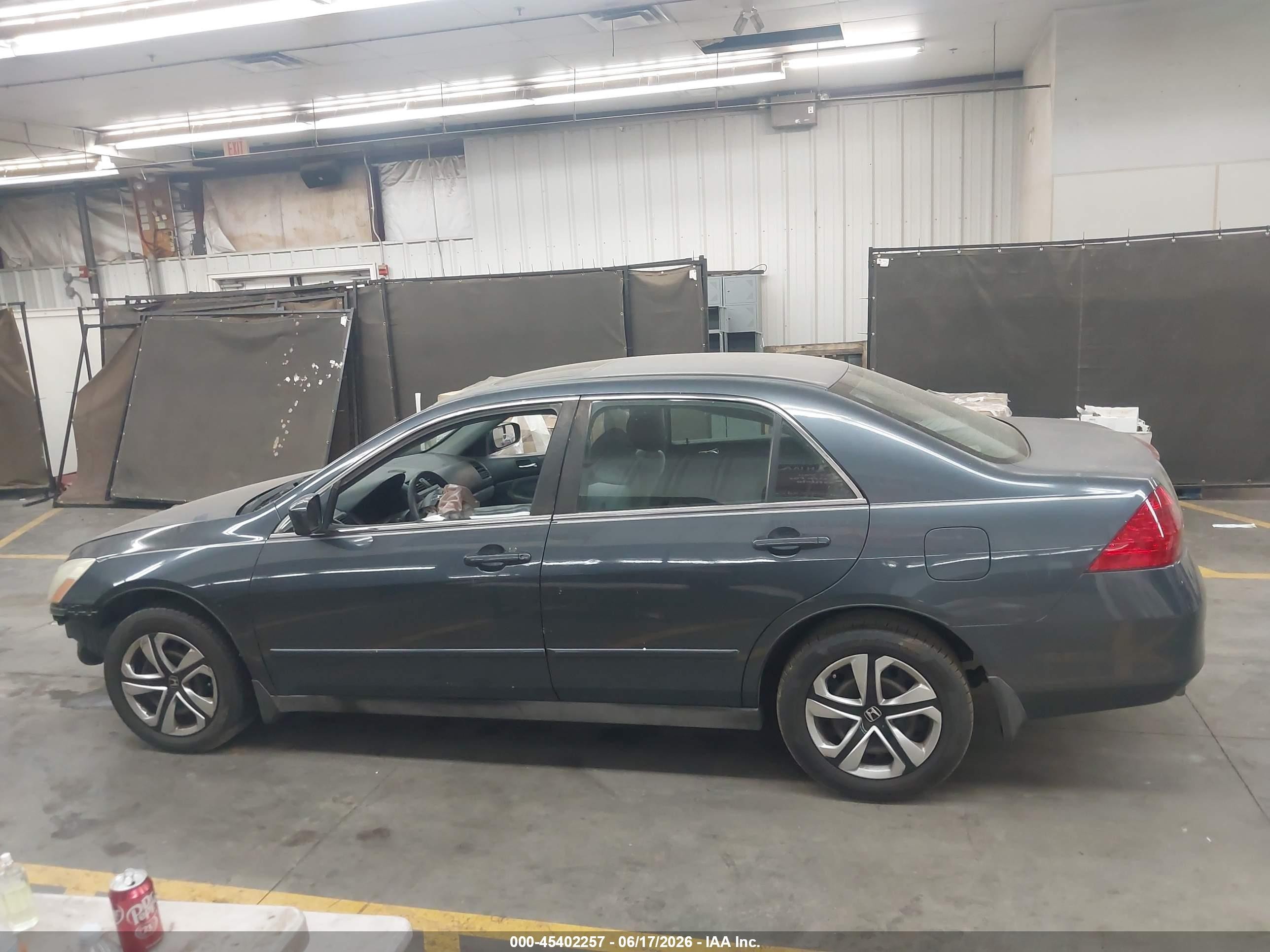 2006 Honda Accord 3.0 Lx Gray vin: 1HGCM66356A001686