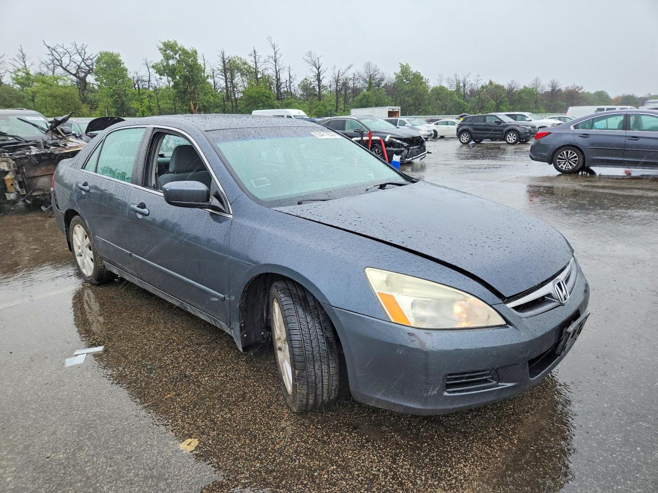 2006 Honda Accord Lx Gray vin: 1HGCM66356A012557